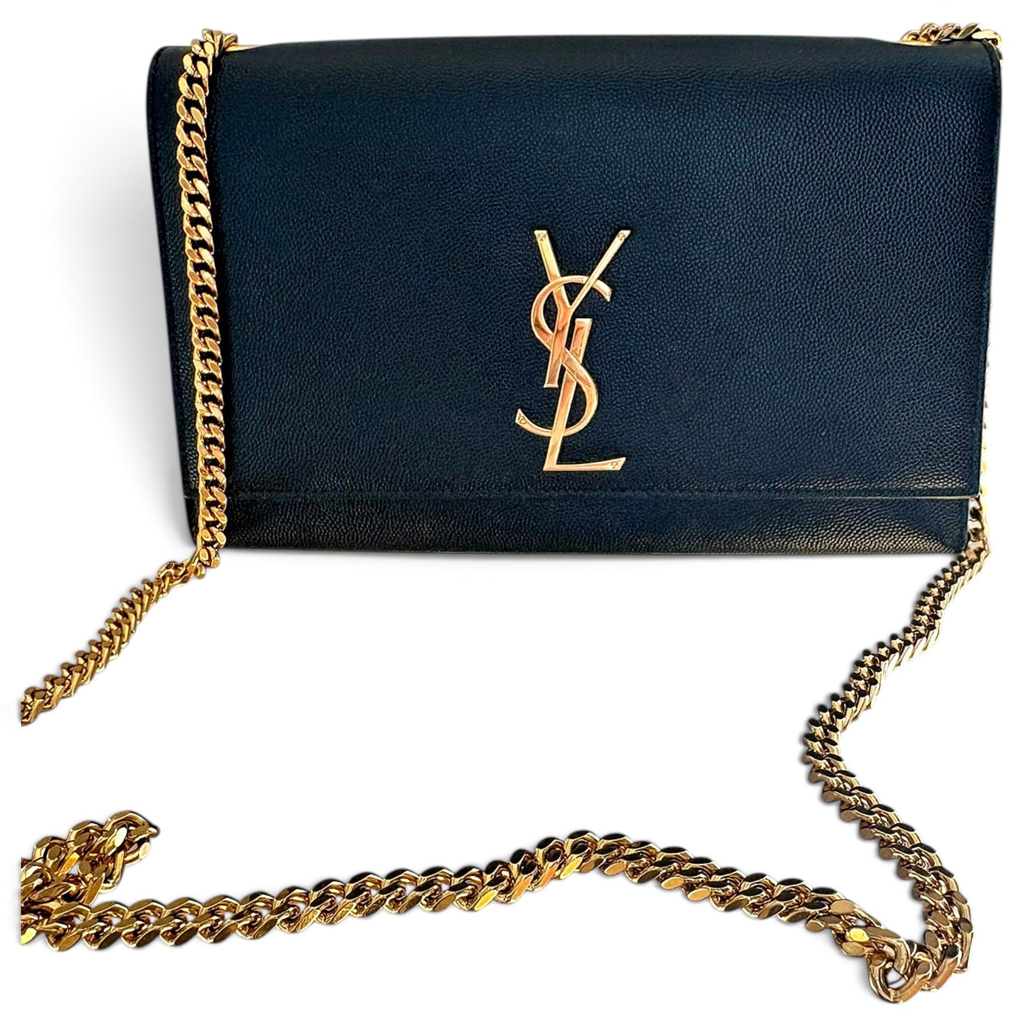 Kate monogramme leather clutch bag