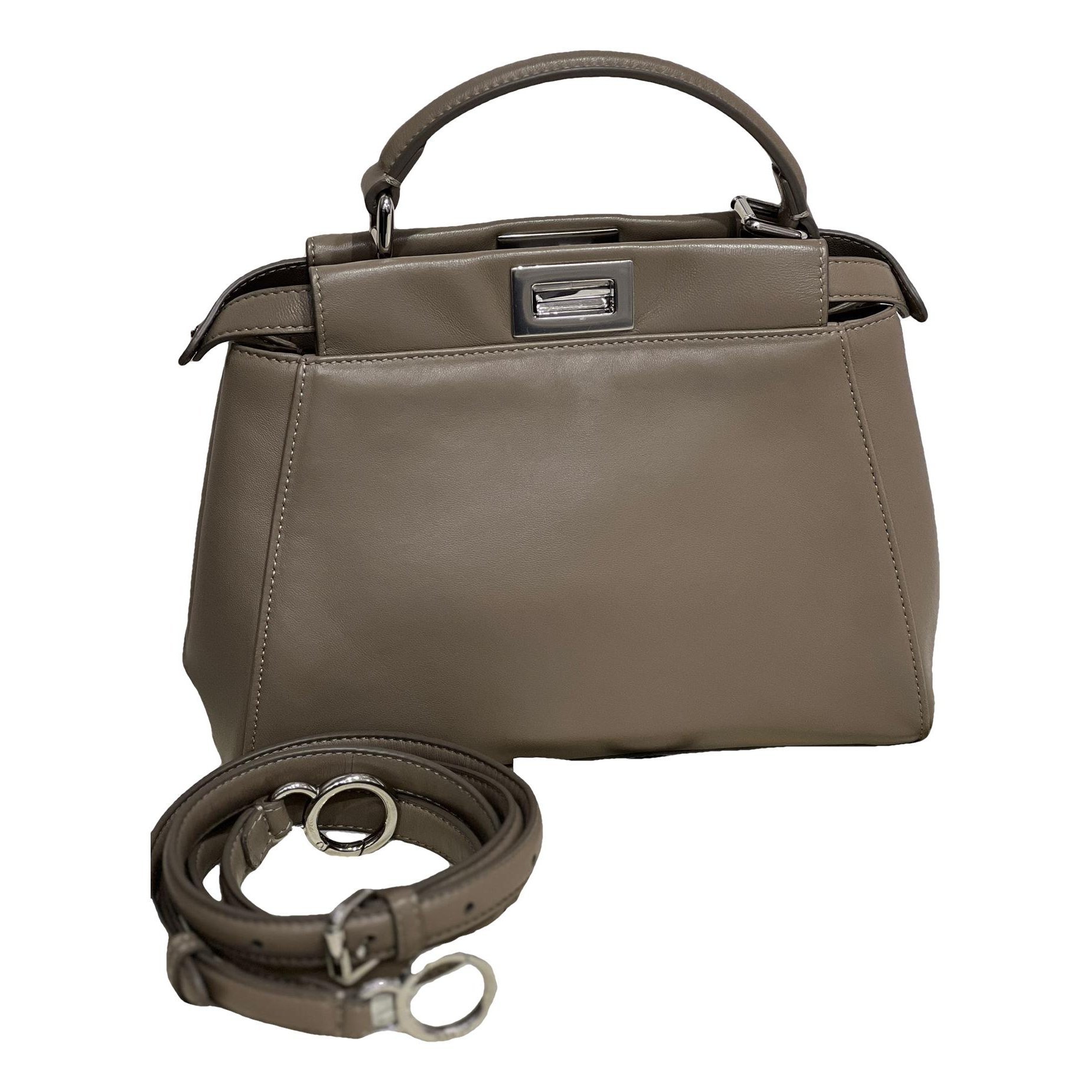 Peekaboo leather handbag