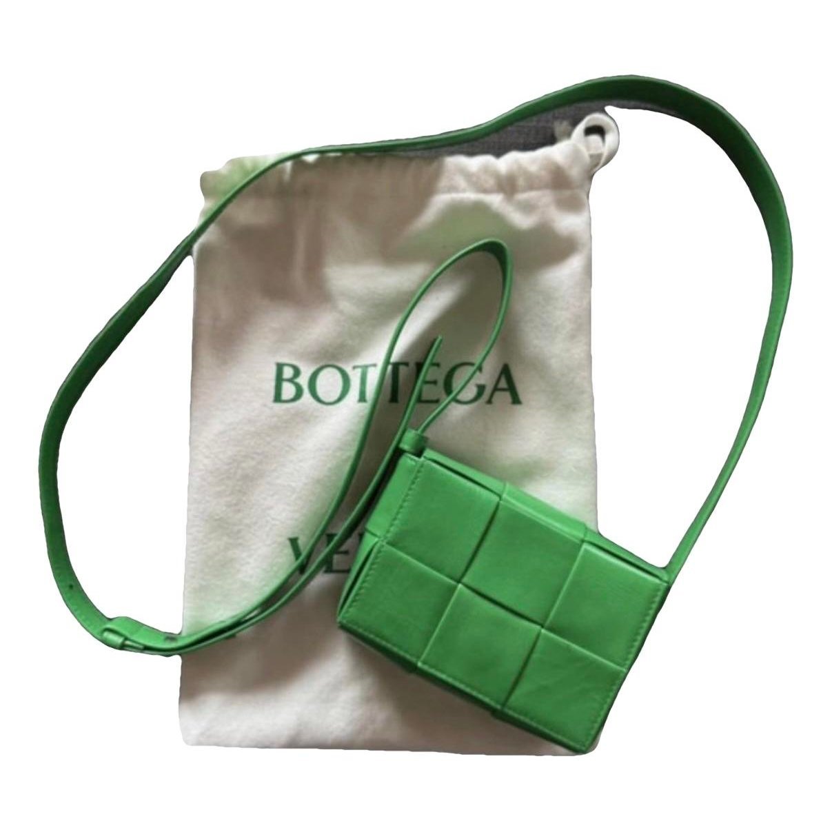 Cassette leather crossbody bag