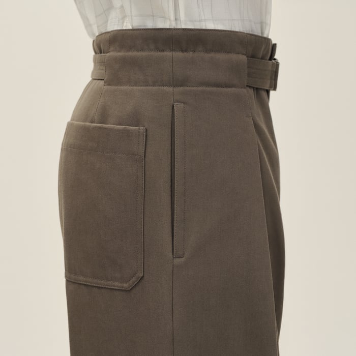 Chanvre Pleated Malte Pants