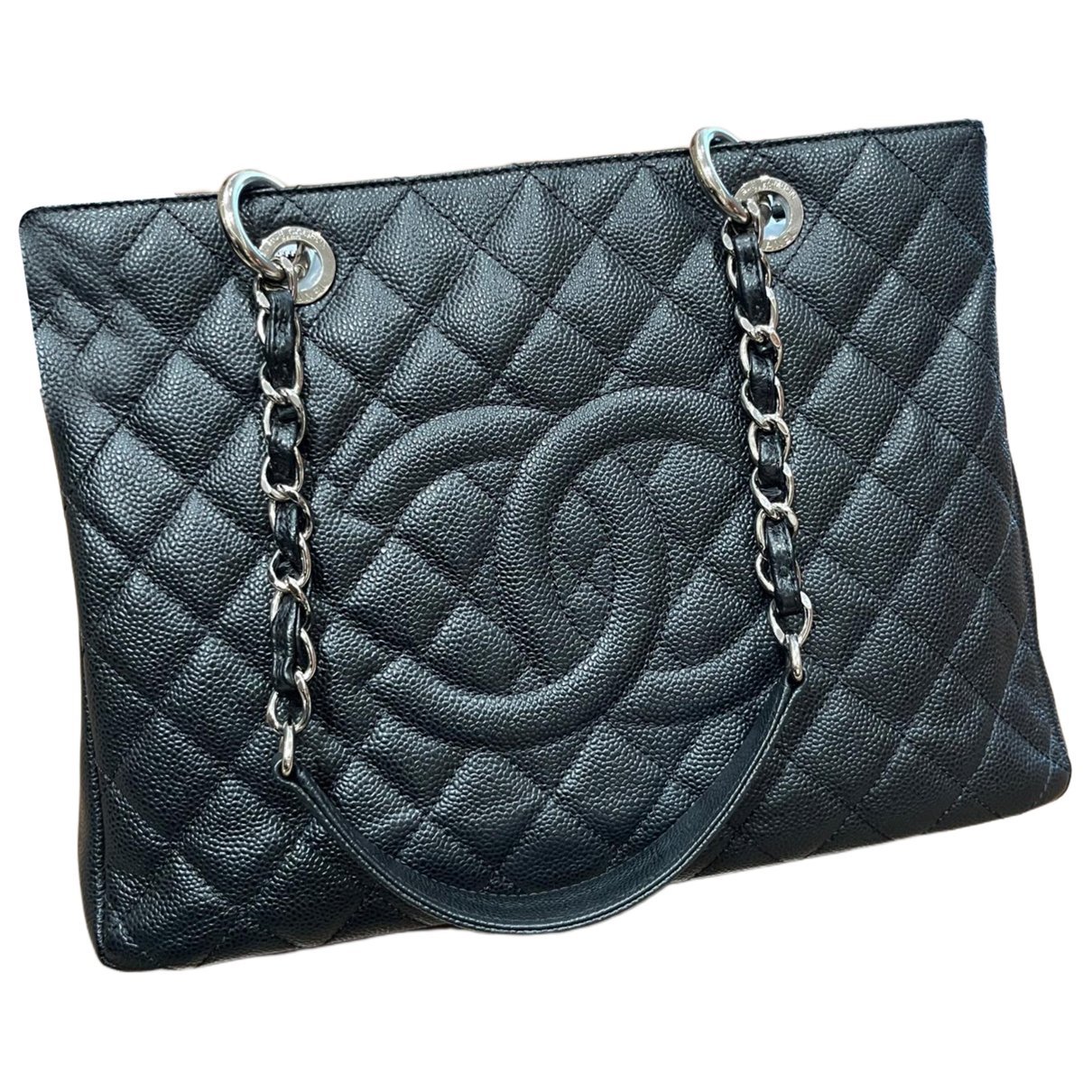 Grand shopping leather tote