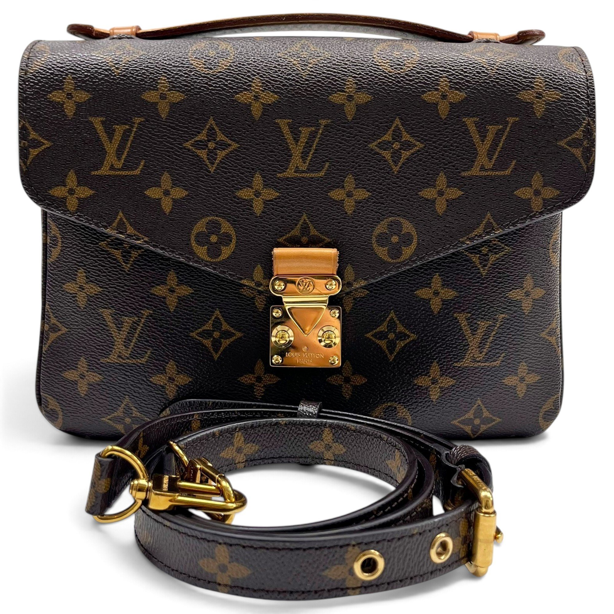 Metis leather handbag
