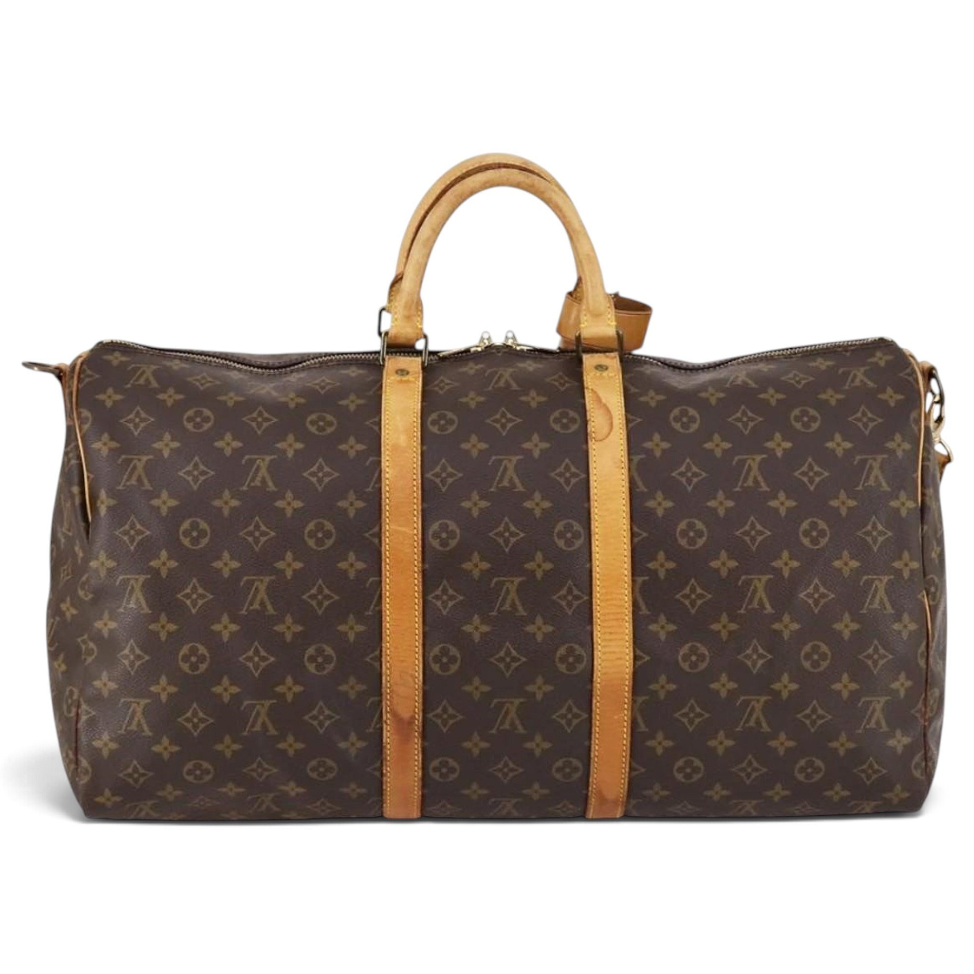 Leather bowling bag