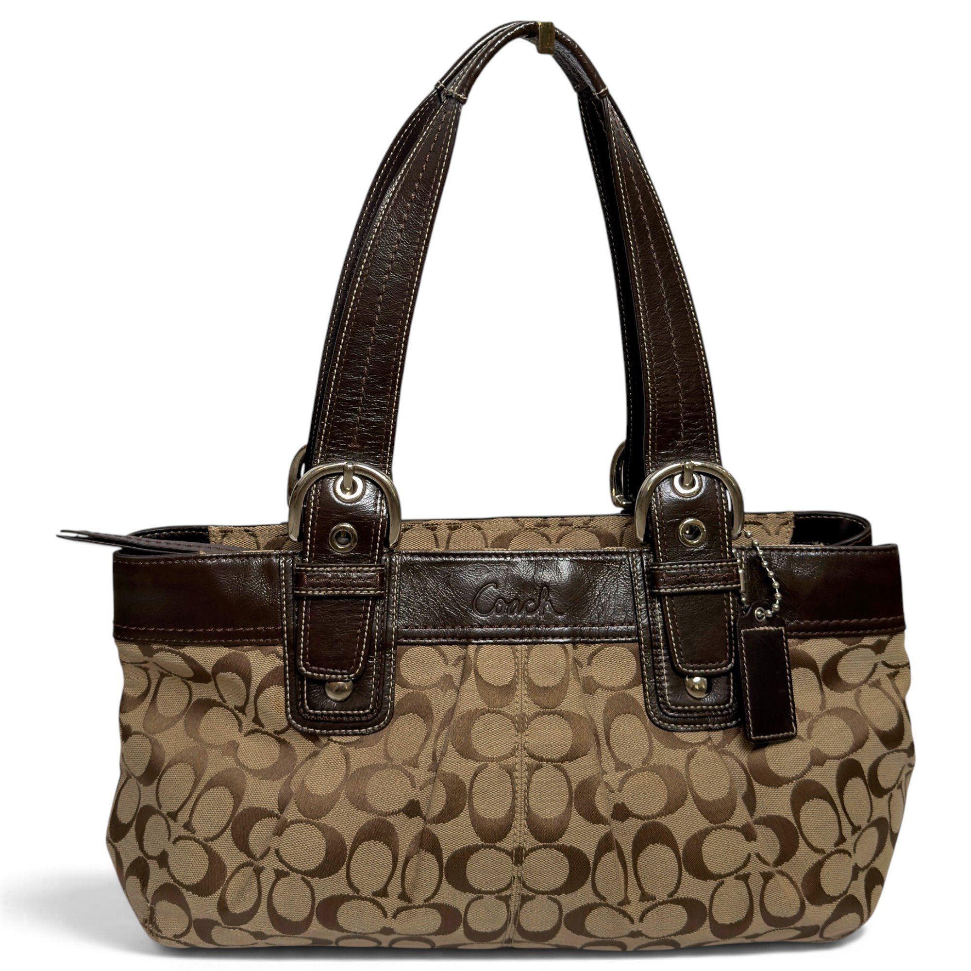Signature Sufflette cloth handbag