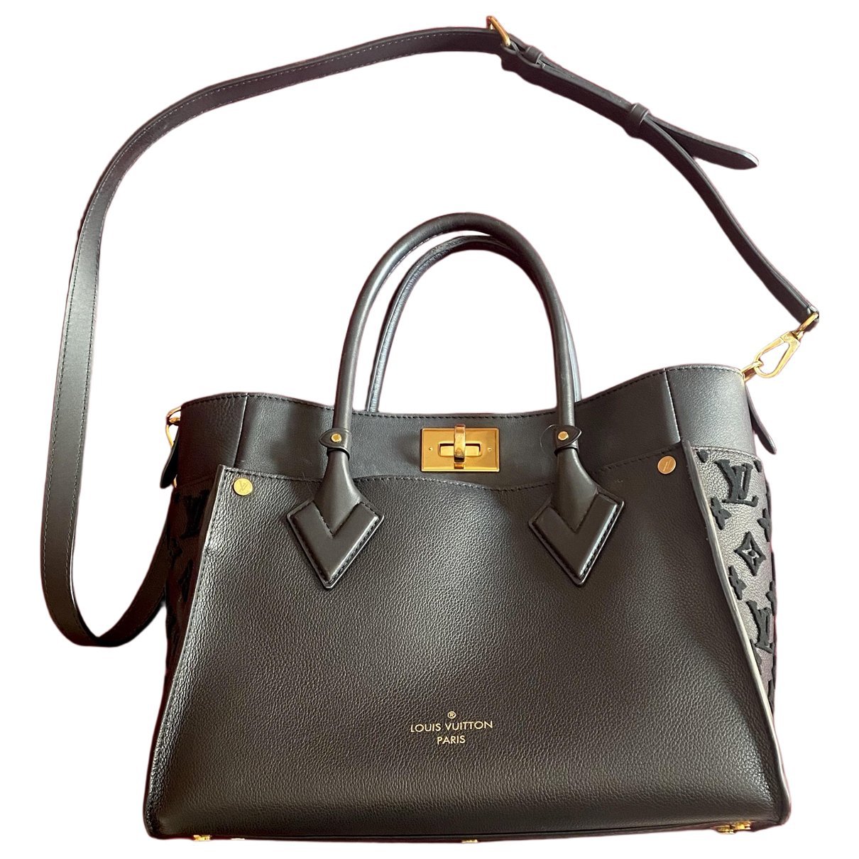 On My Side leather handbag