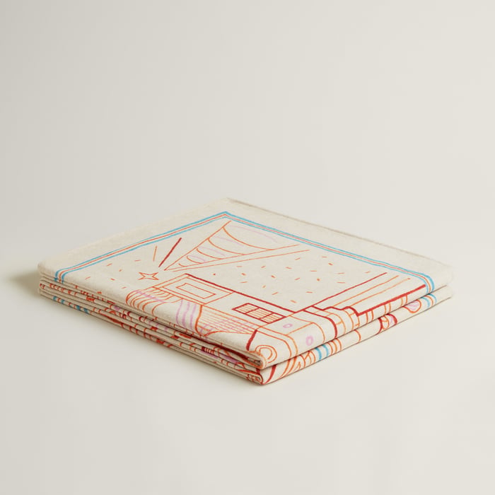 Terracotta Etages Du Faubourg Blanket