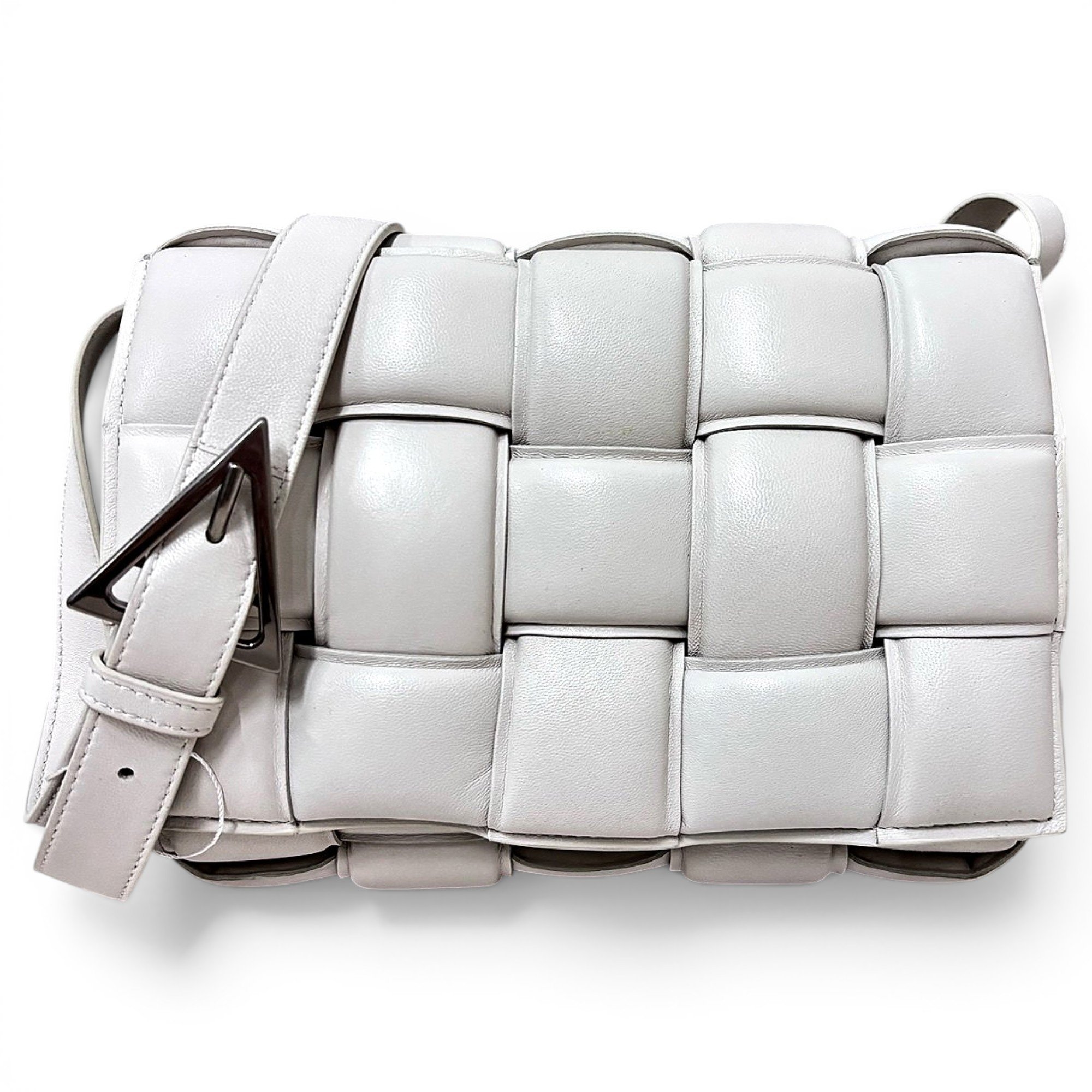 Cassette Padded leather handbag