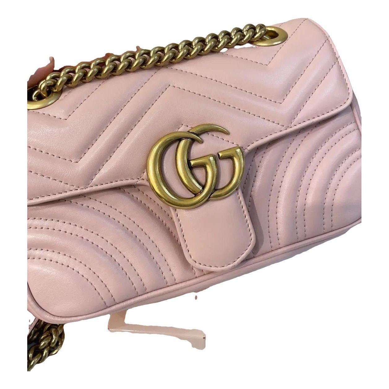 GG Marmont Flap leather handbag