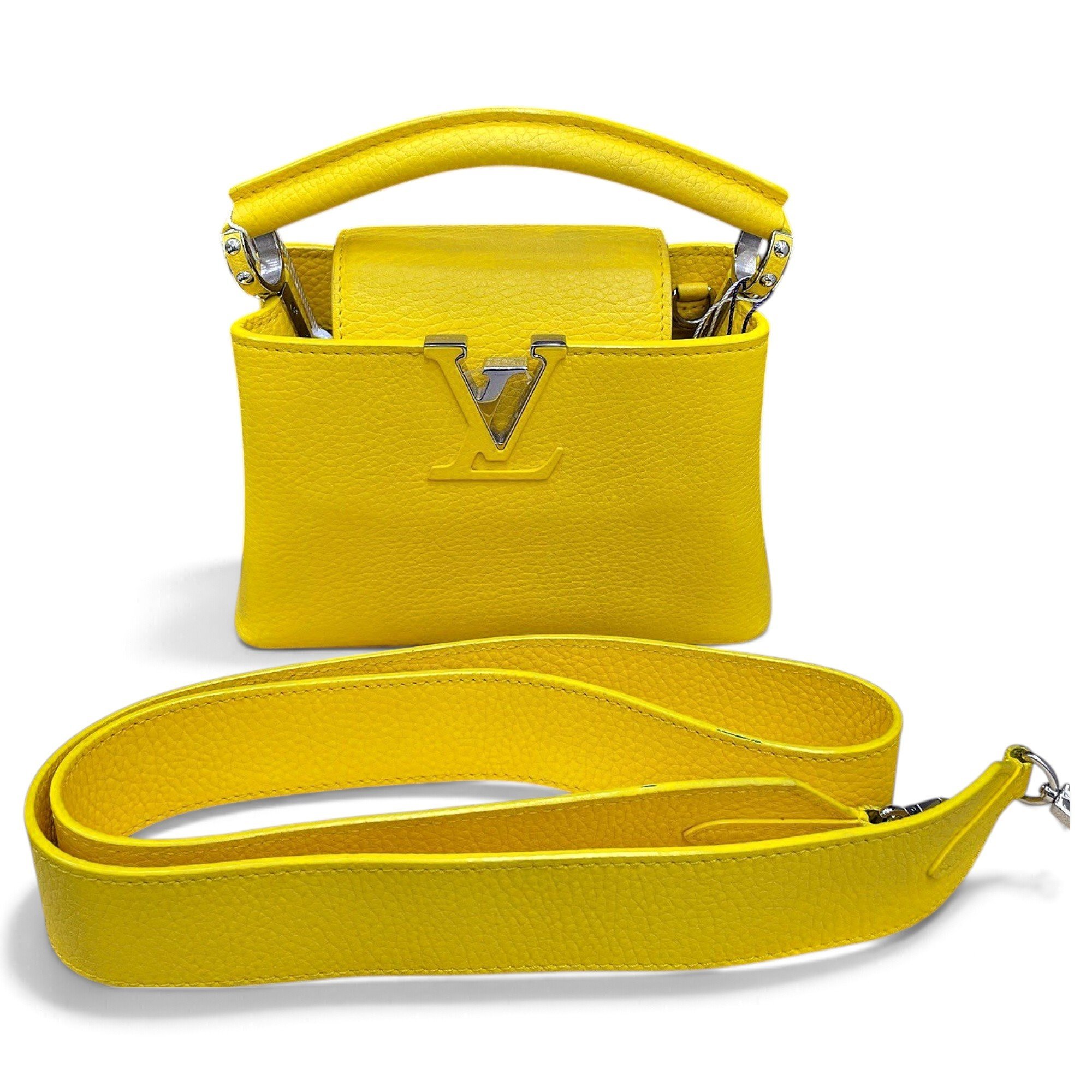 Capucines leather handbag