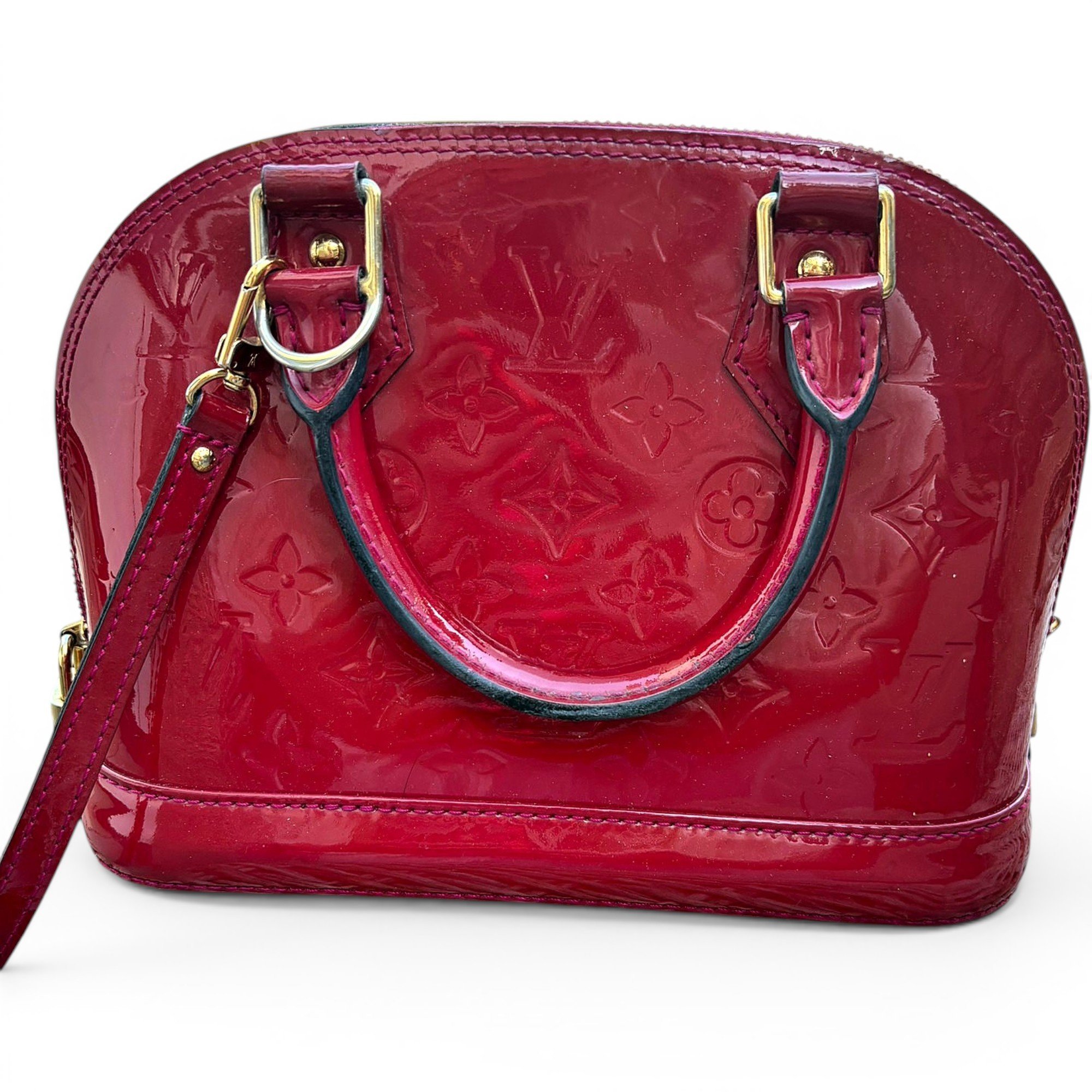 Alma BB patent leather handbag