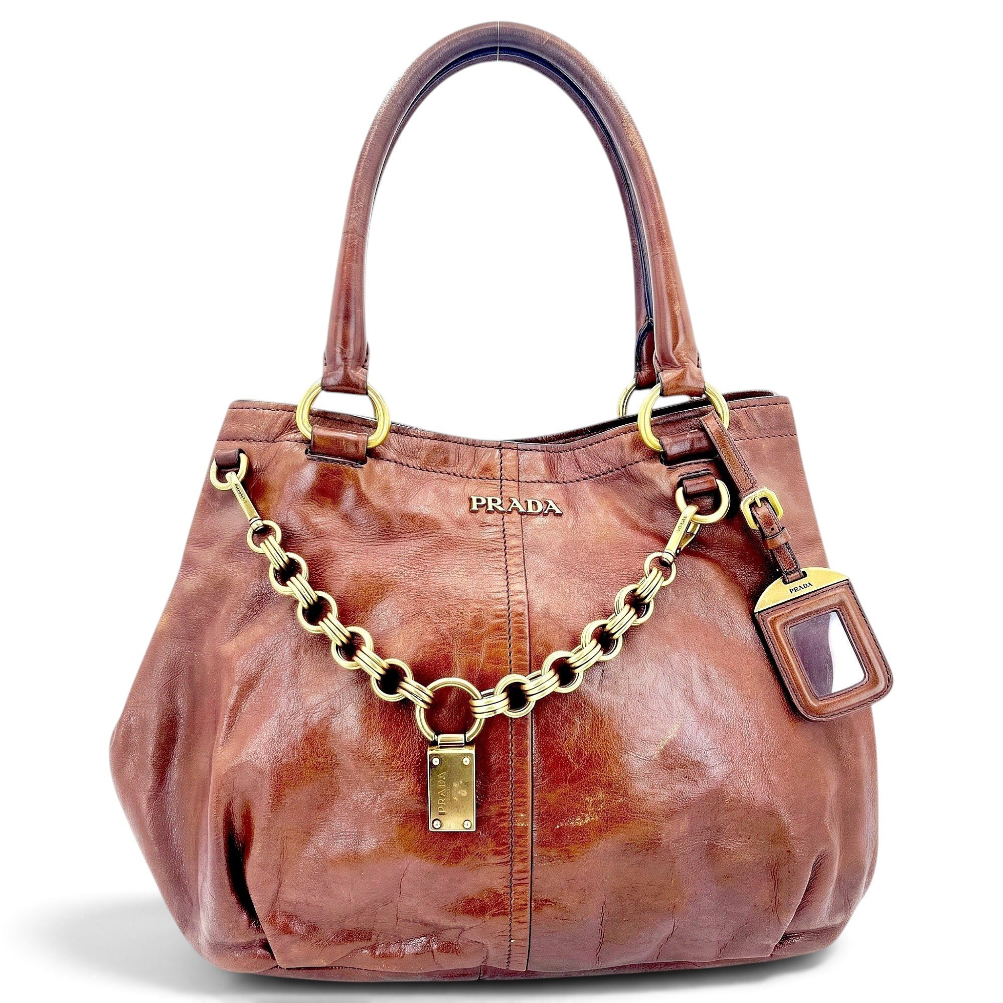 Leather handbag