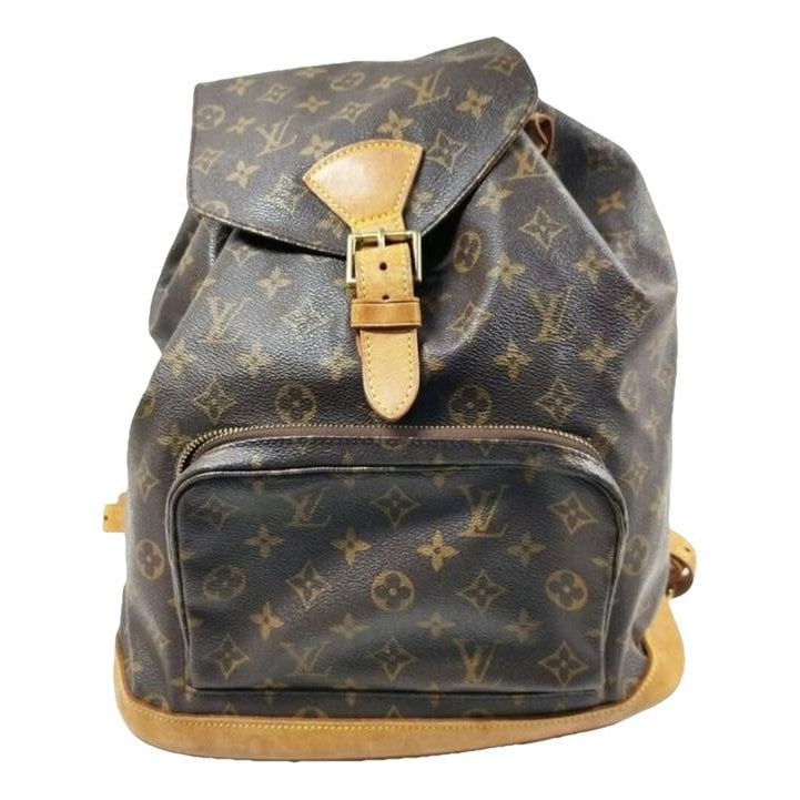 Louis Vuitton Montsouris Vintage leather backpack