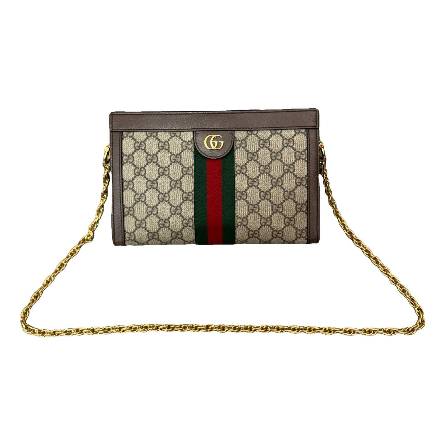 Ophidia Chain leather handbag