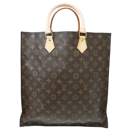 Plat leather satchel