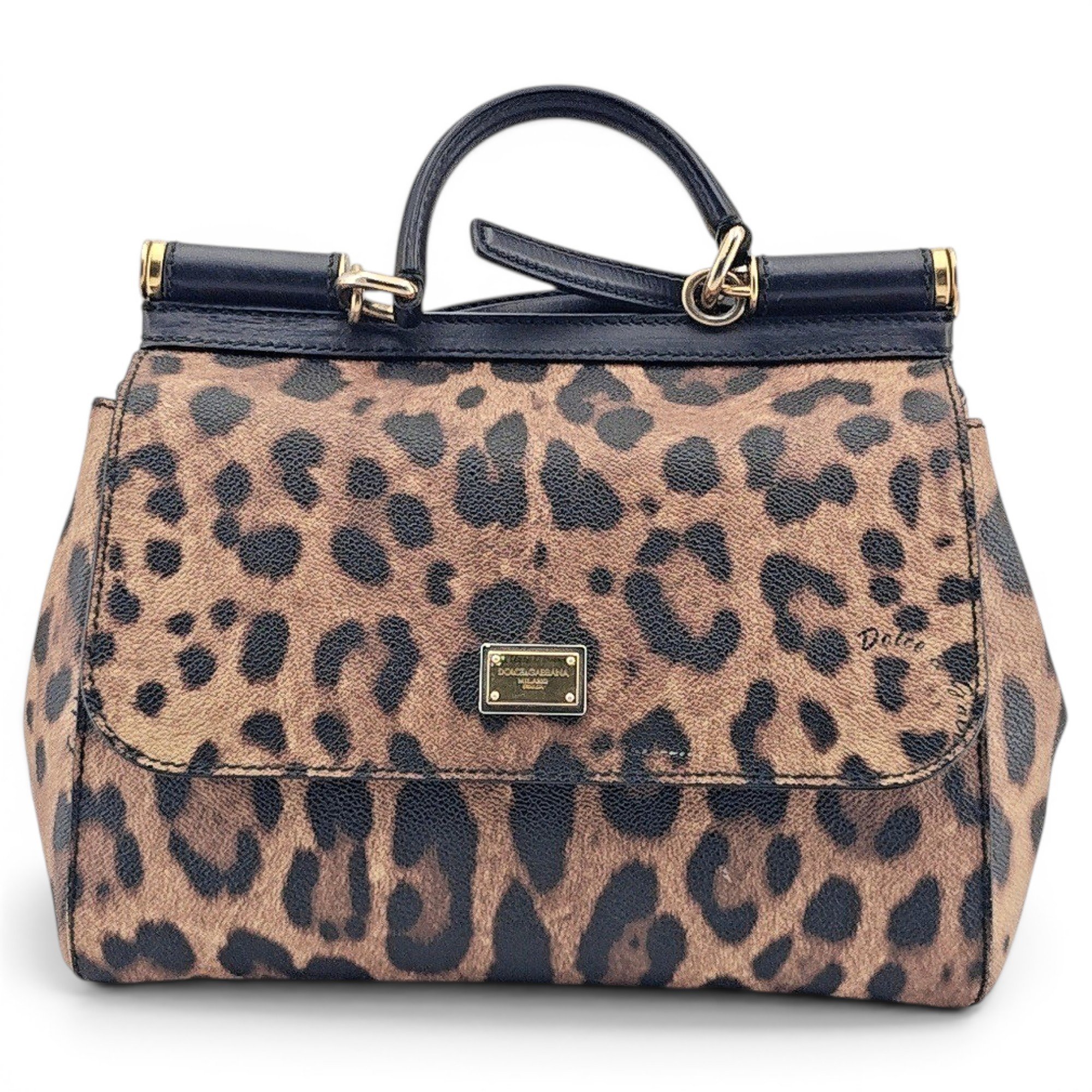 Dolce & Gabbana Sicily leather handbag