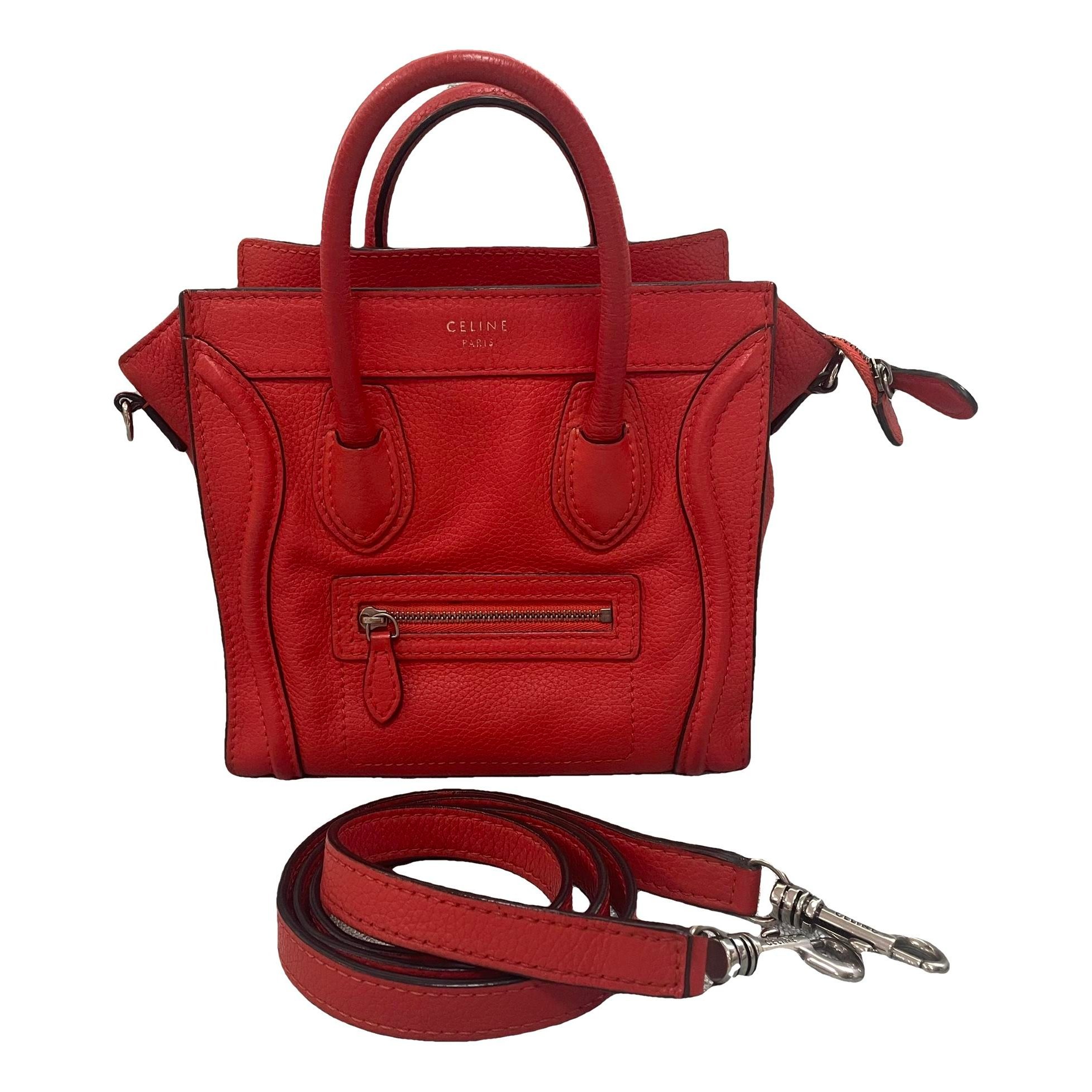 Nano Luggage leather handbag