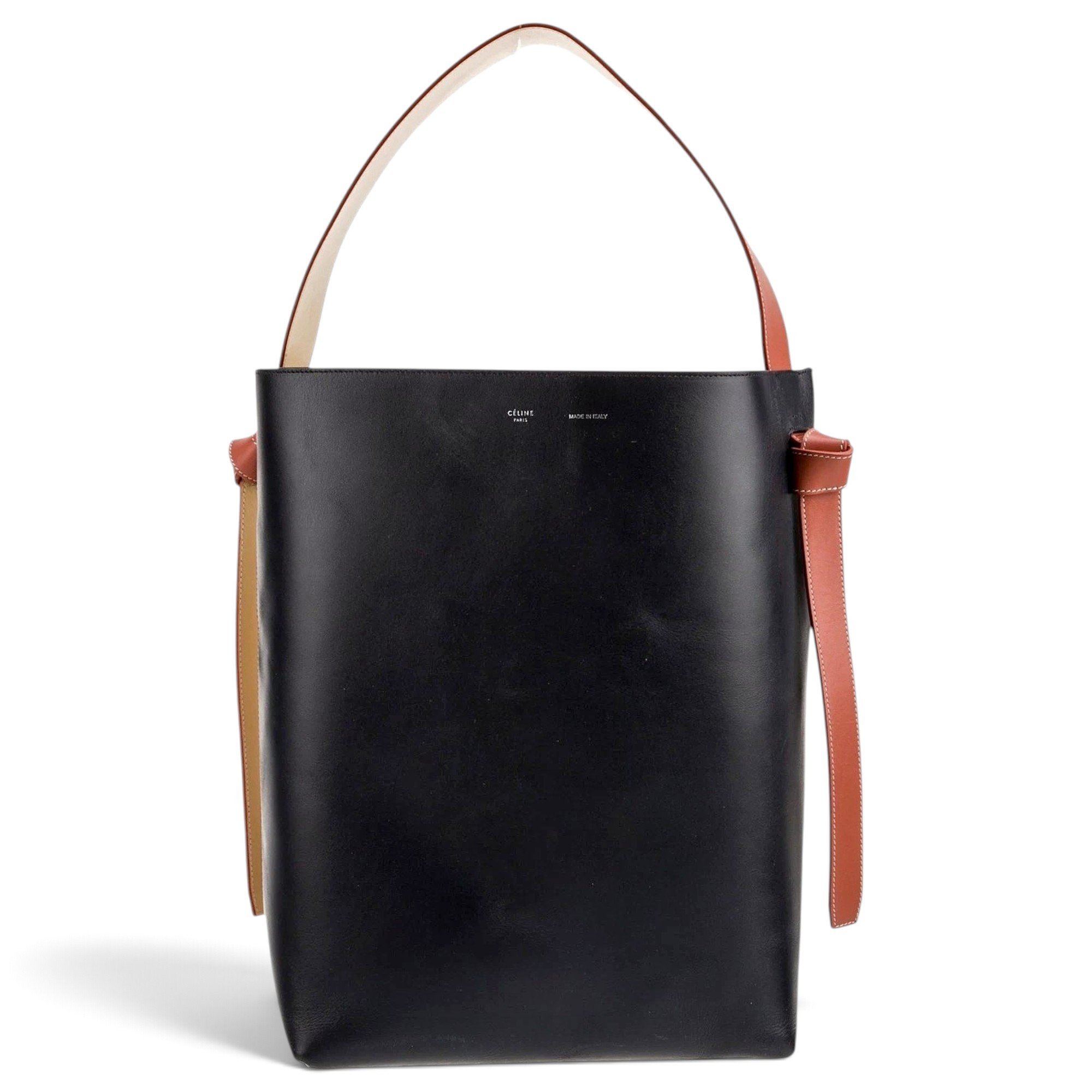 Seau Sangle leather handbag