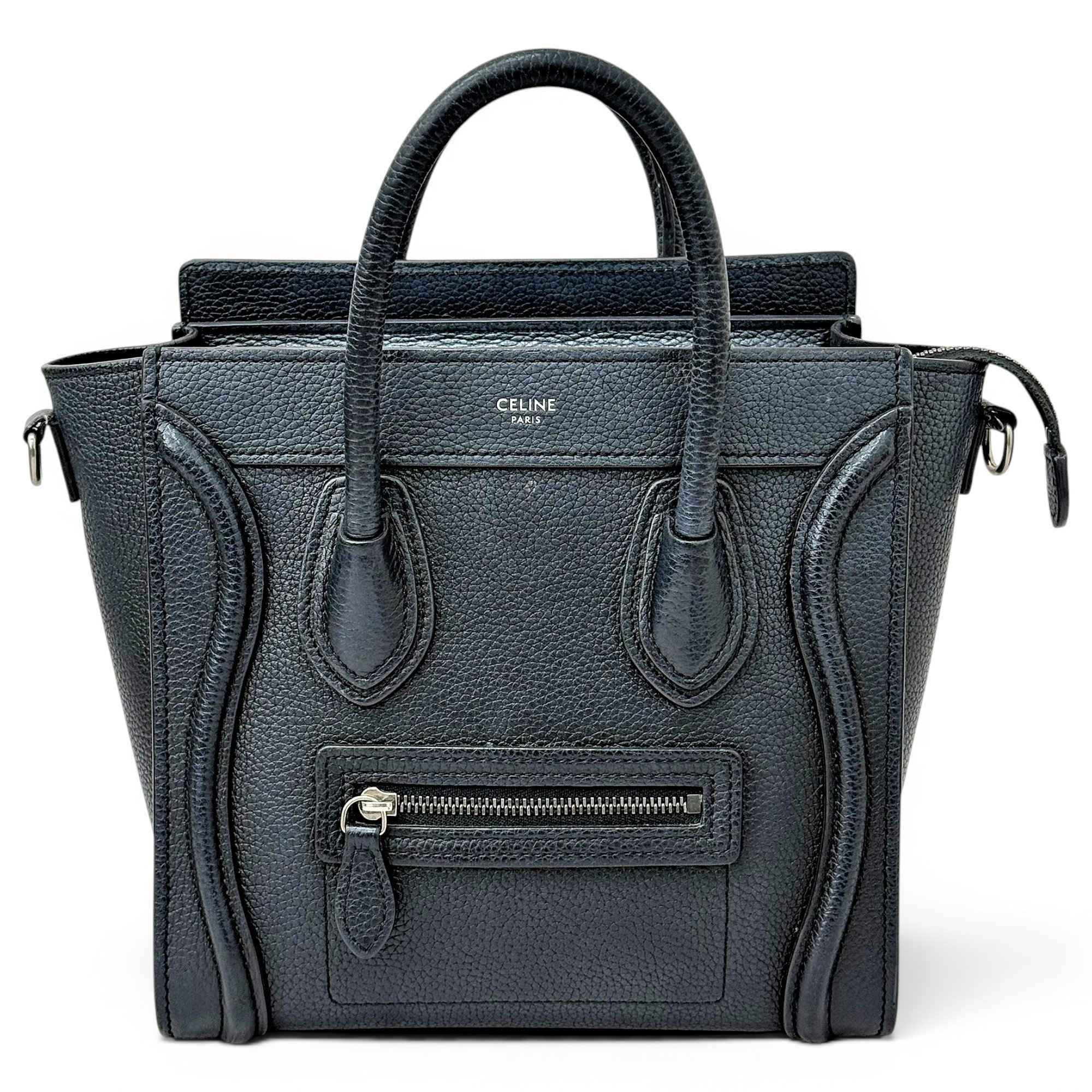 Nano Luggage leather handbag