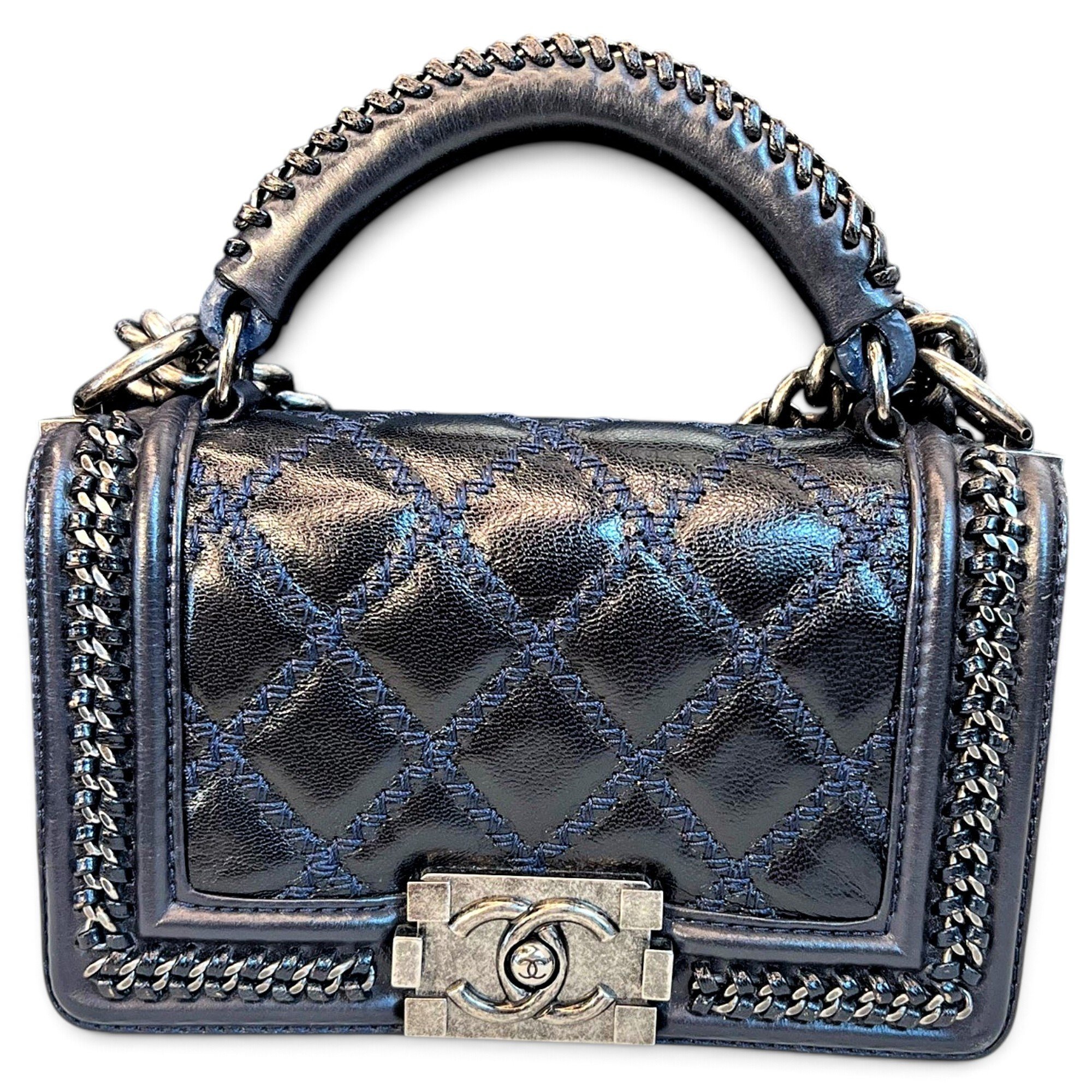 Boy leather crossbody bag