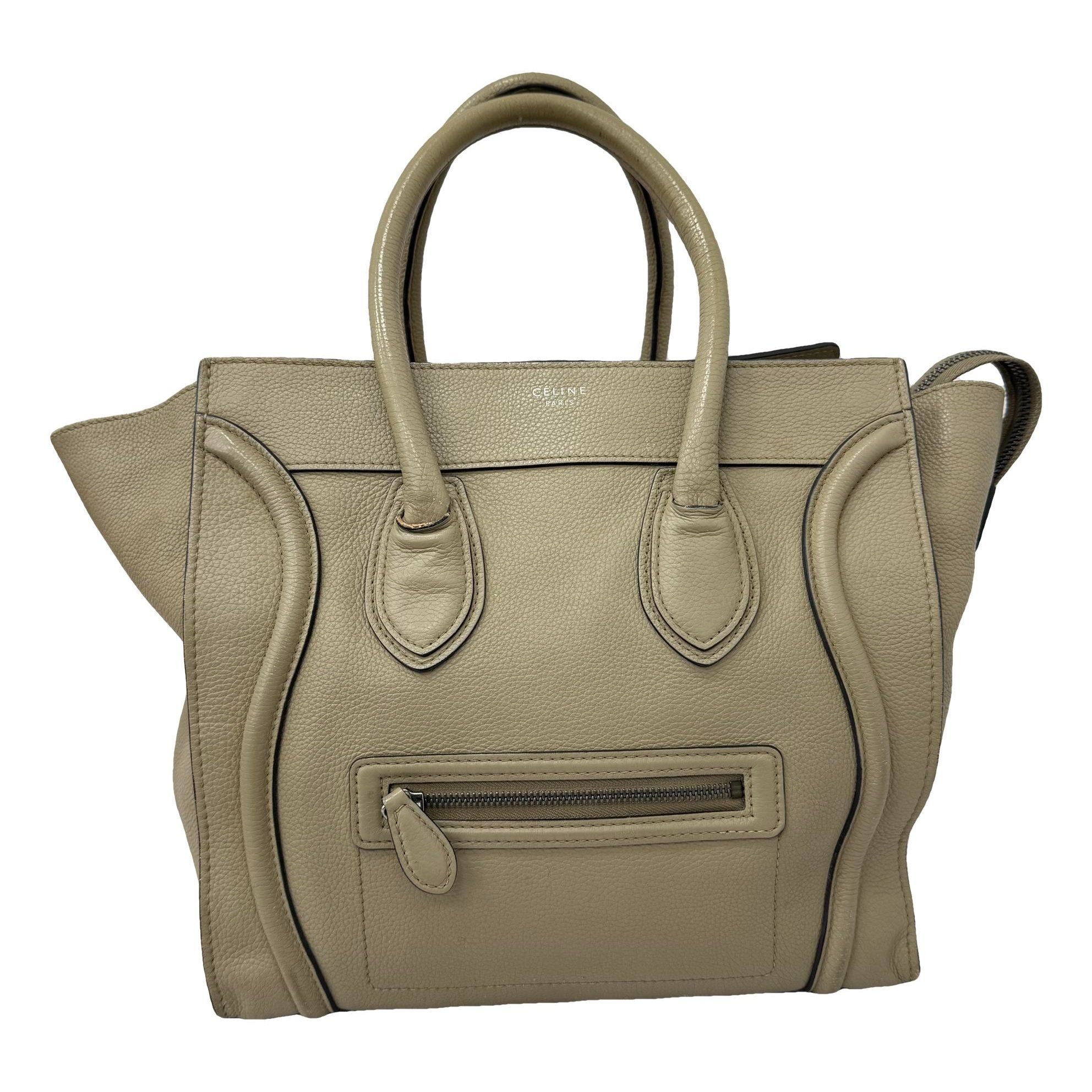 Luggage leather handbag