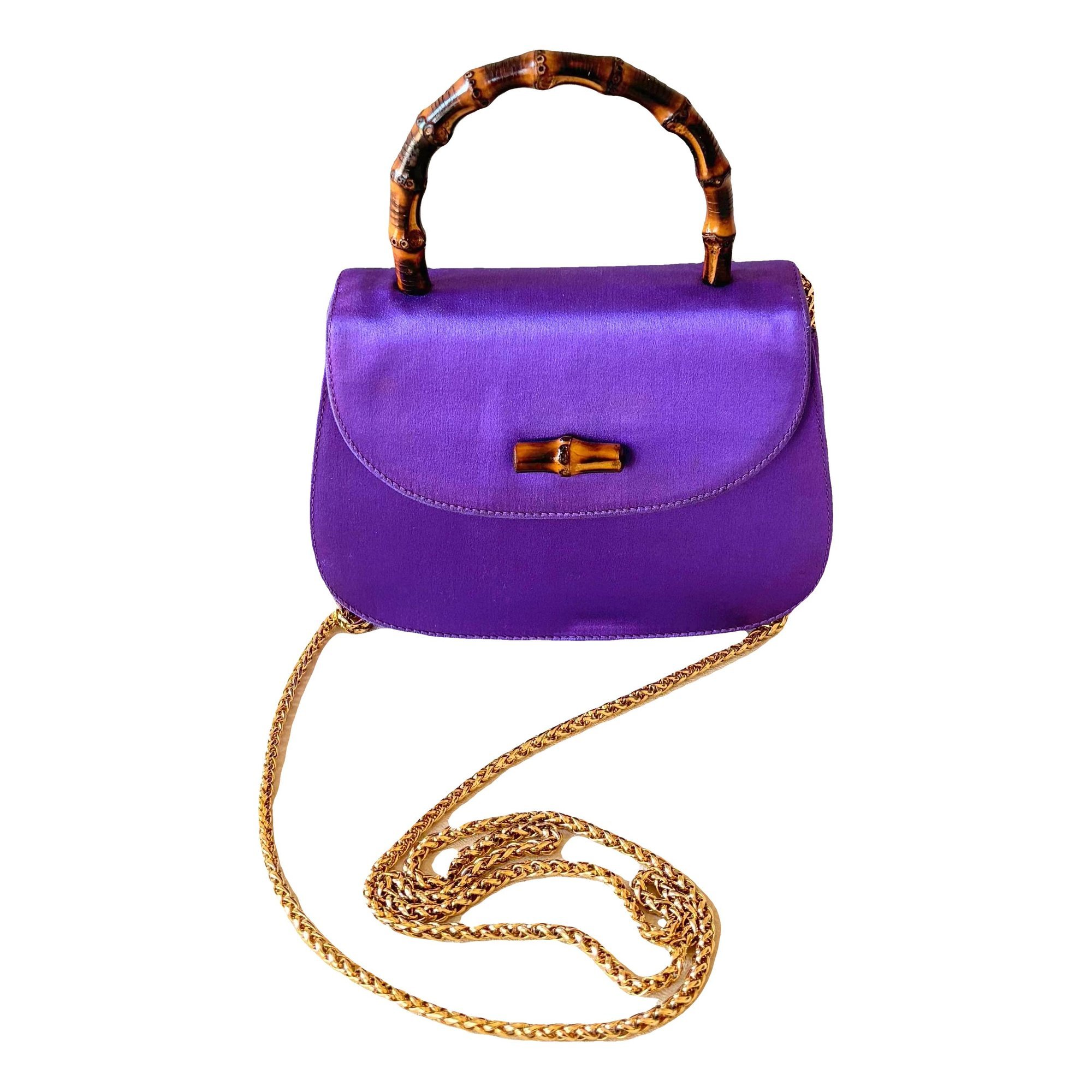 Bamboo silk handbag