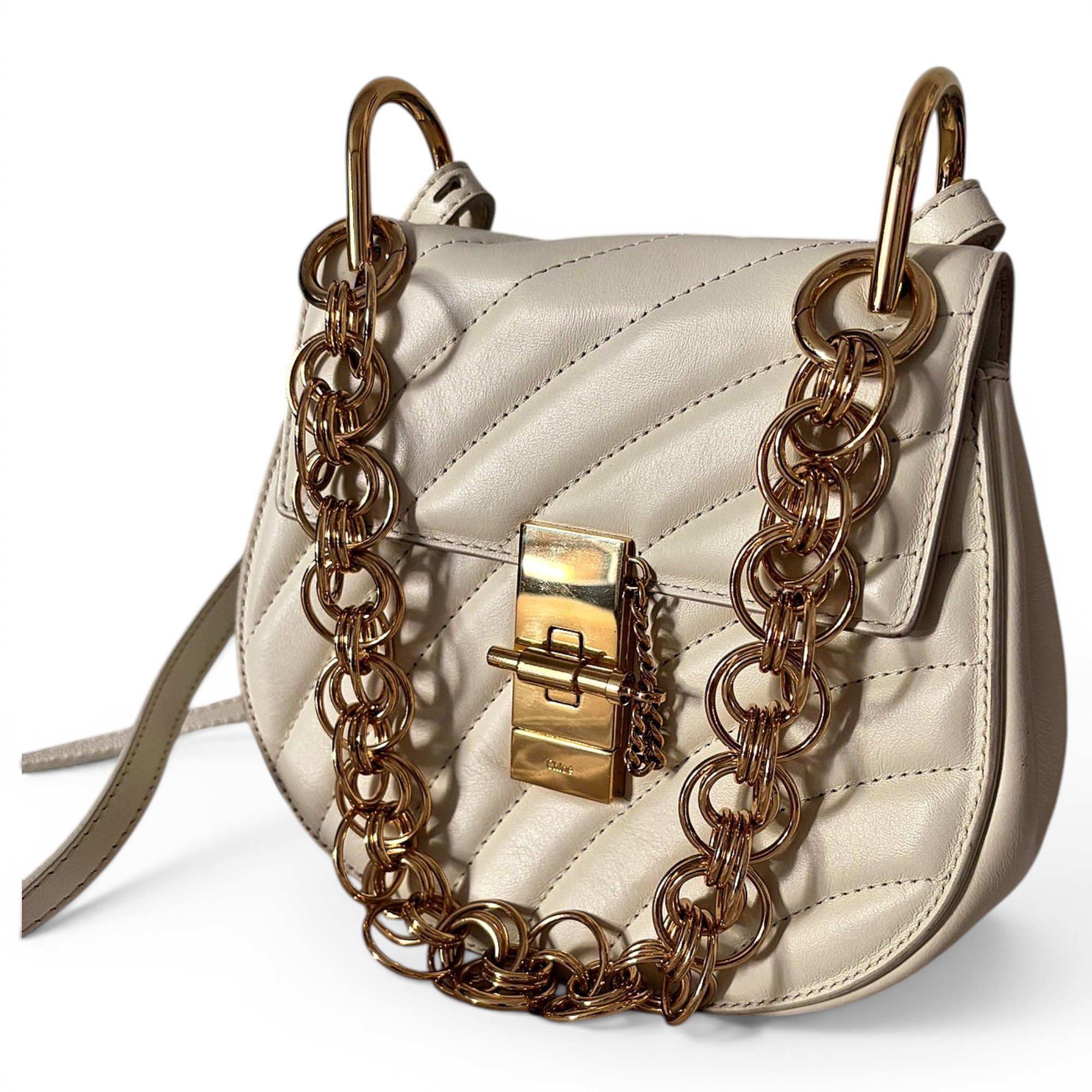 Drew leather crossbody bag