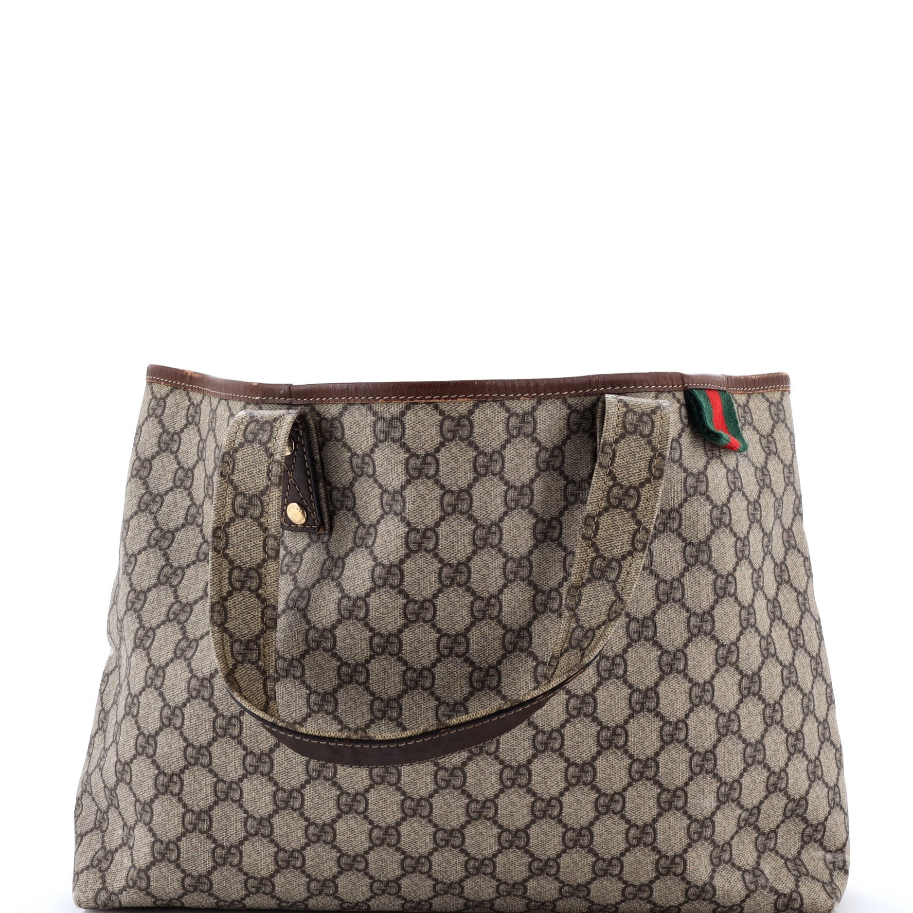Web Loop Tote GG Coated Canvas Medium