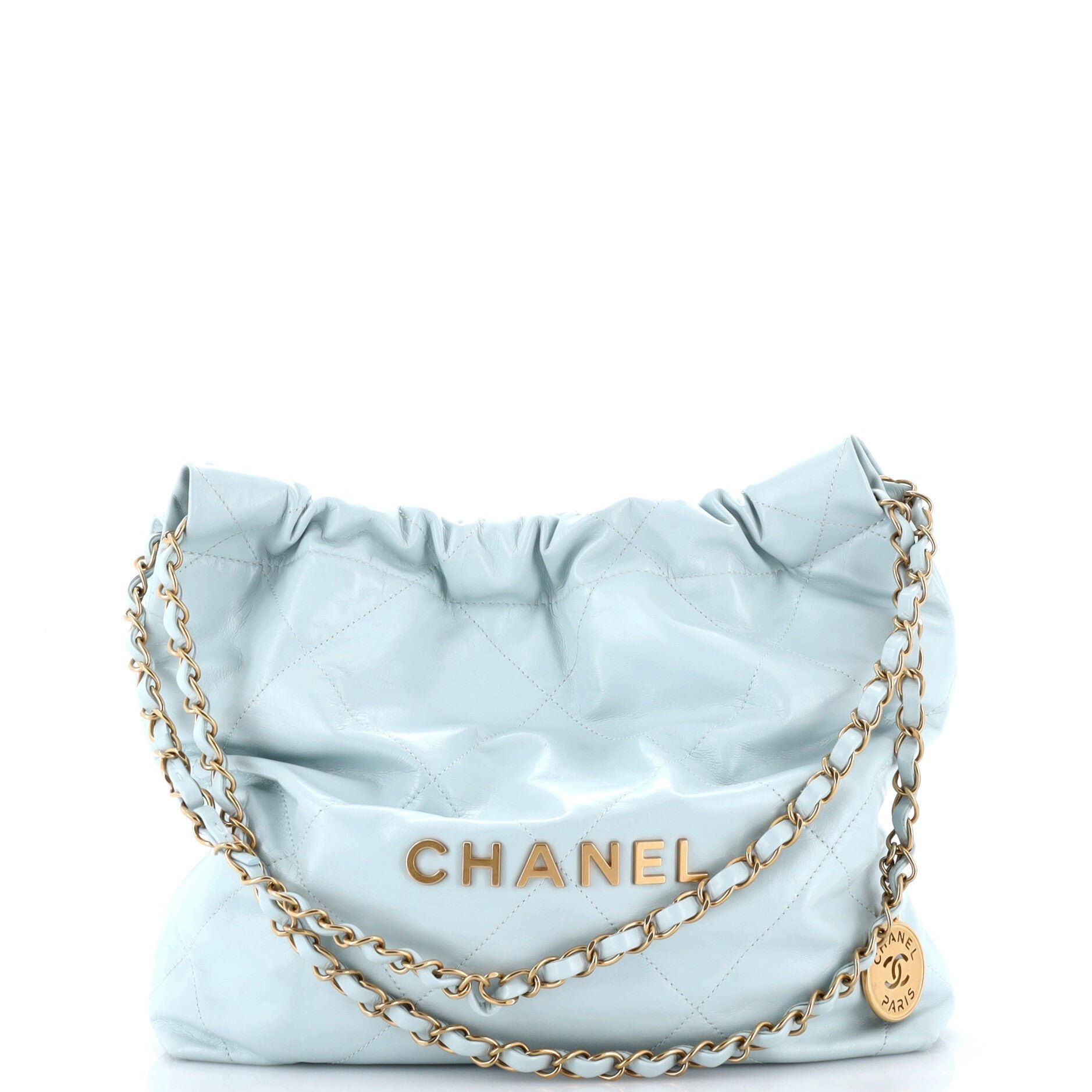 22 Chain Hobo Quilted Calfskin Small