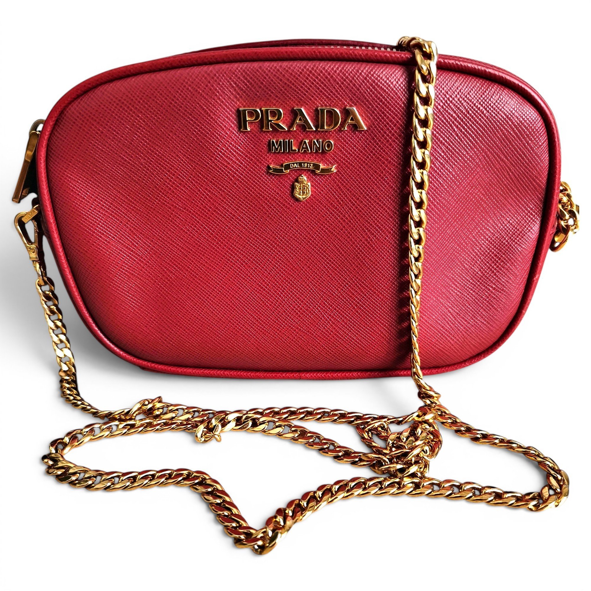 Leather crossbody bag