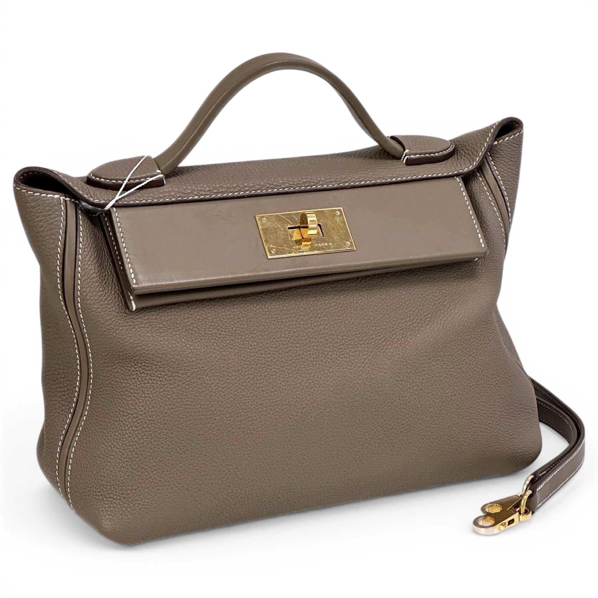 24/24 leather handbag