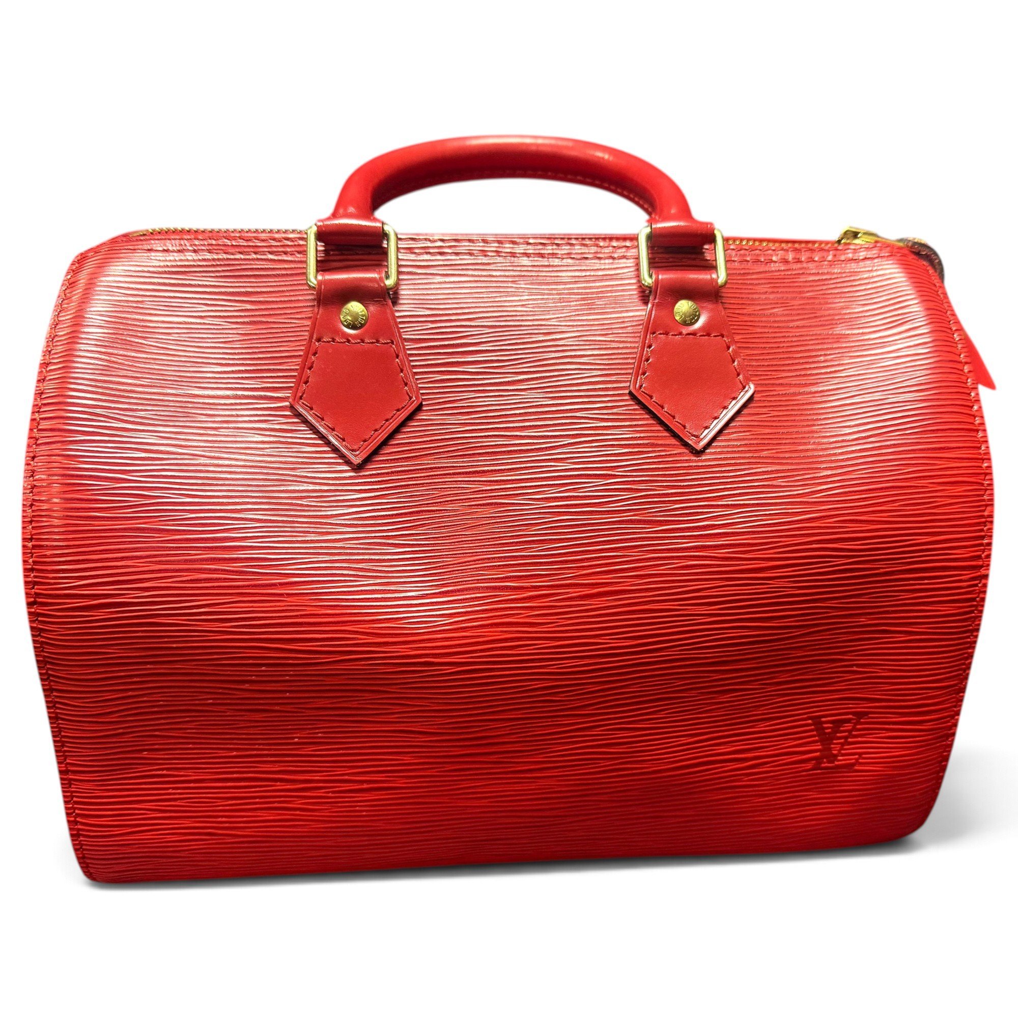 Speedy leather handbag