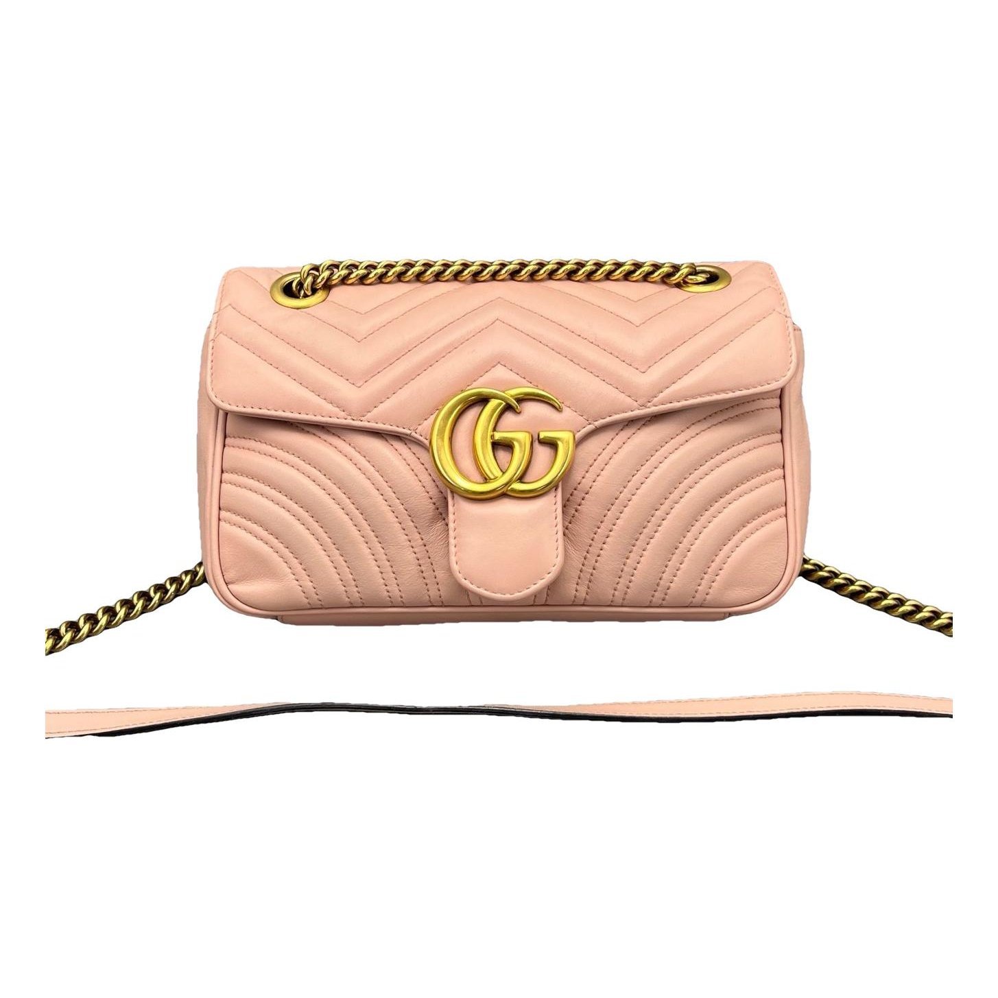 GG Marmont Flap leather crossbody bag