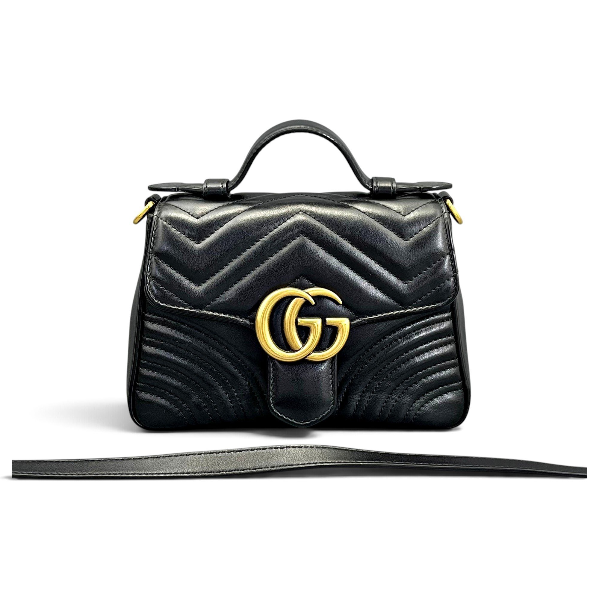 GG Marmont Flap leather handbag