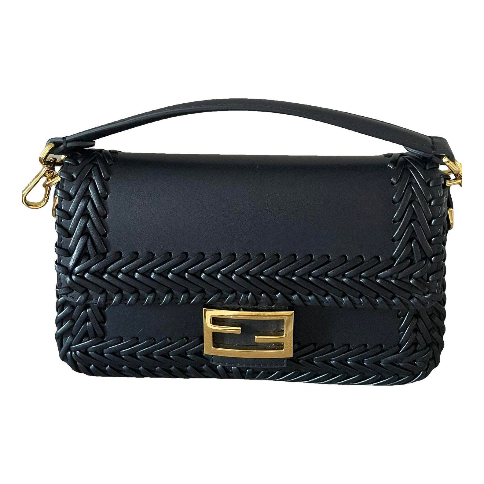 Baguette leather handbag