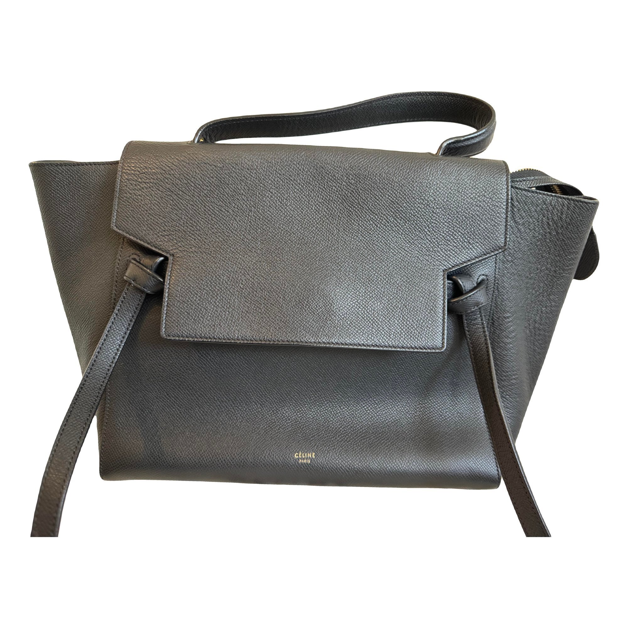 Belt leather handbag