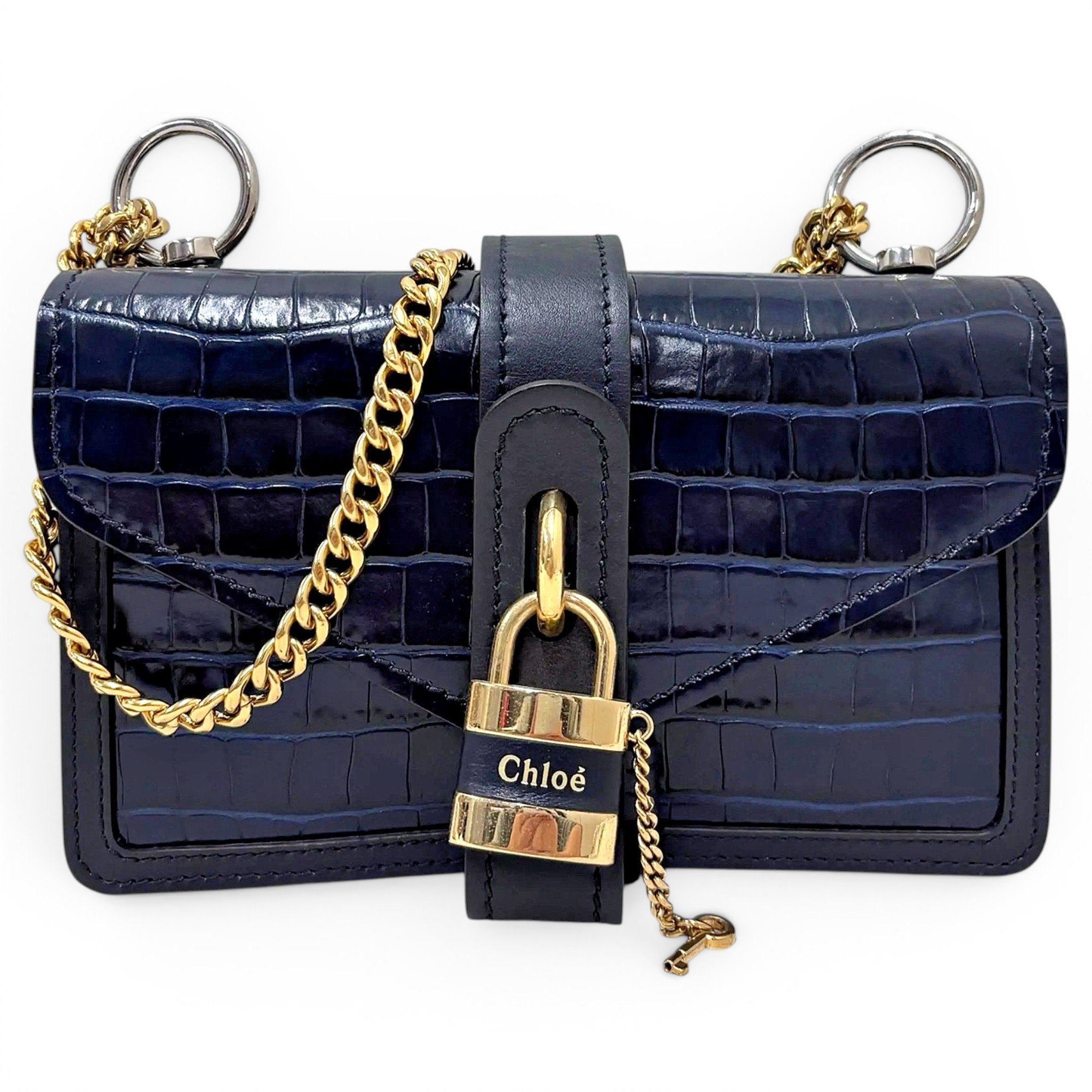 Leather crossbody bag