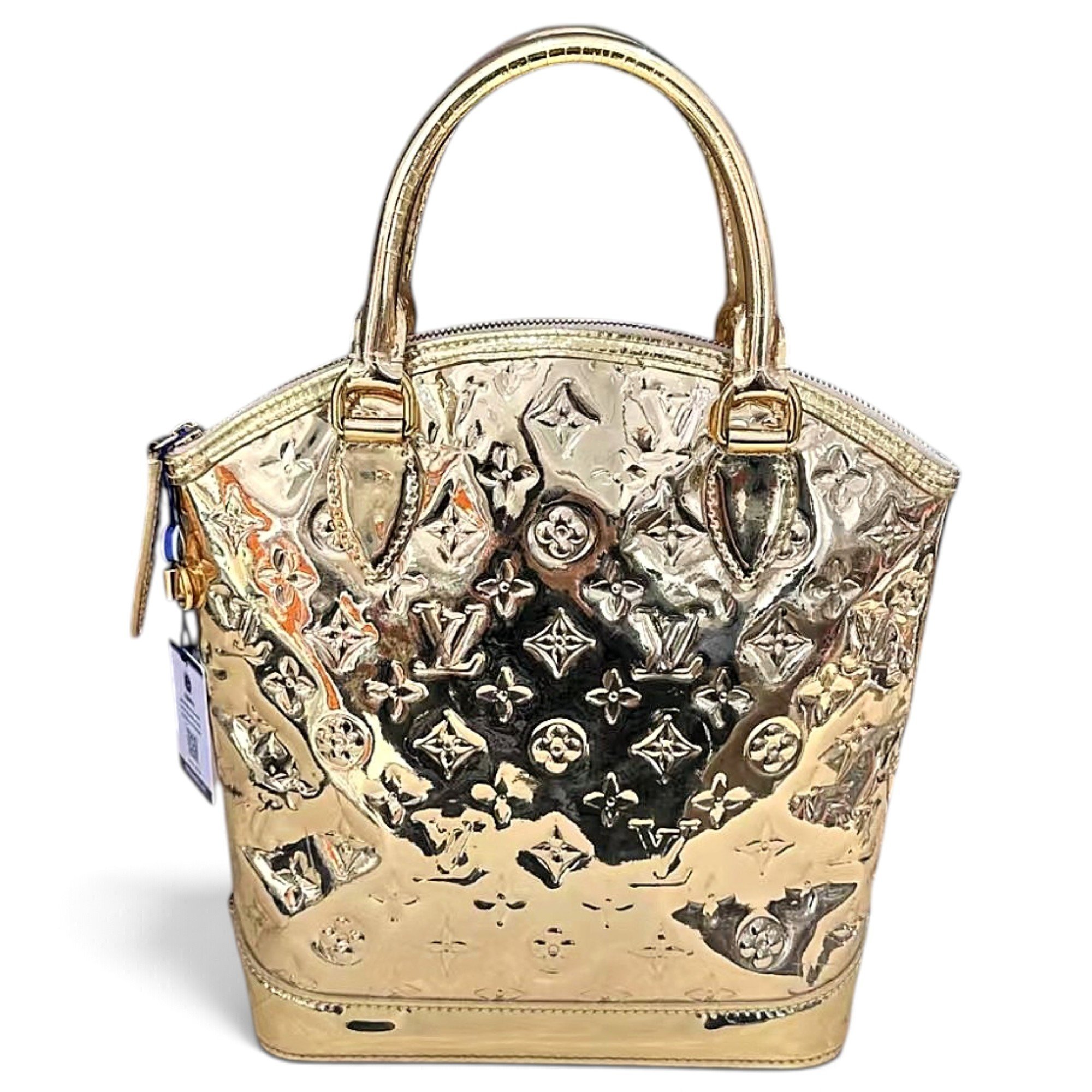 Lockit patent leather handbag
