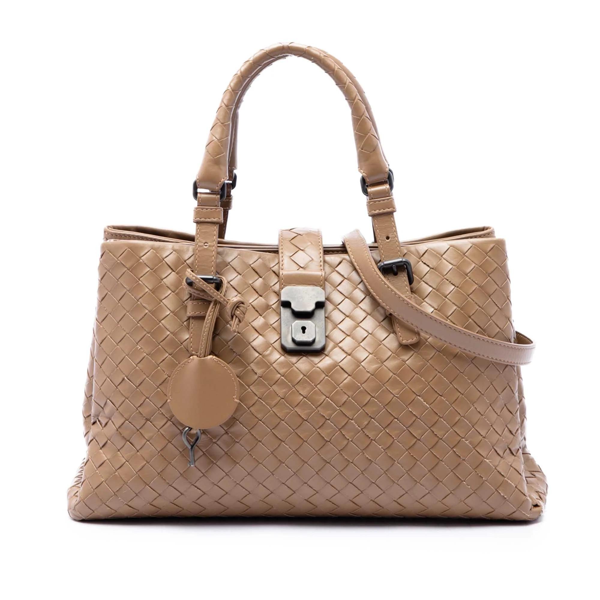 Roma leather satchel