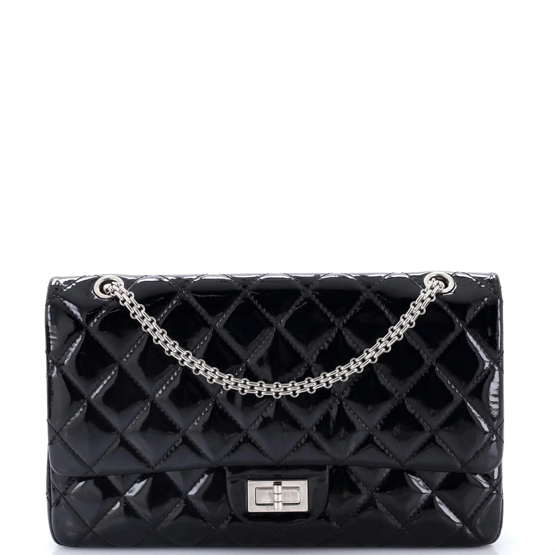 2.55 patent leather handbag