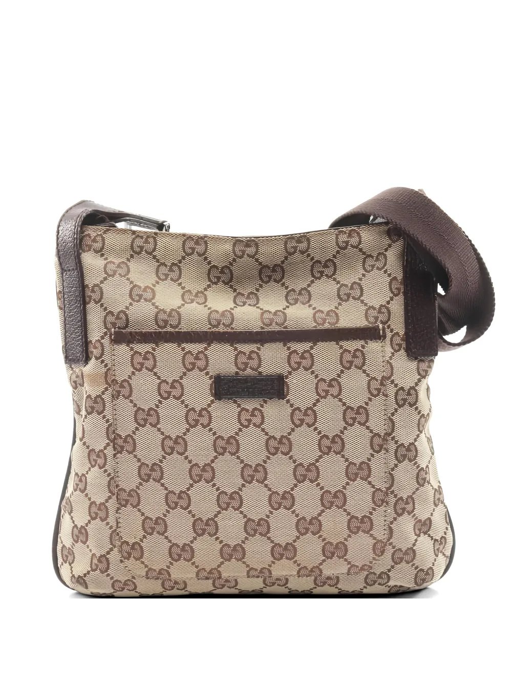 2000s GG canvas shoulder bag