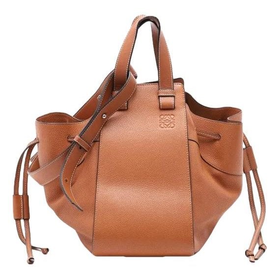 Hammock leather handbag