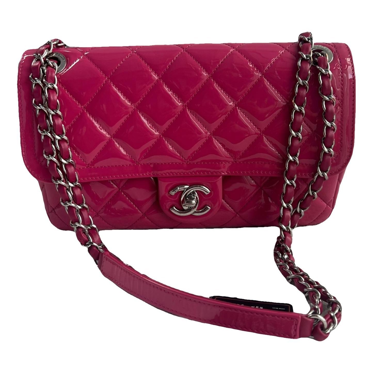 Patent leather handbag