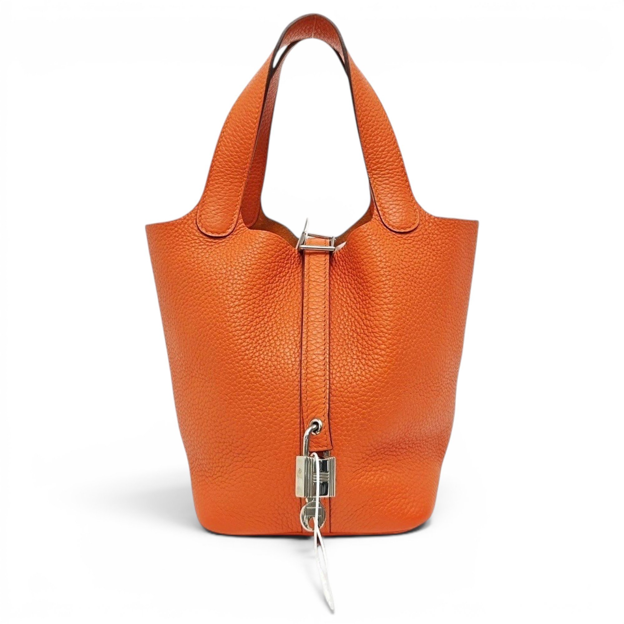 Picotin leather handbag