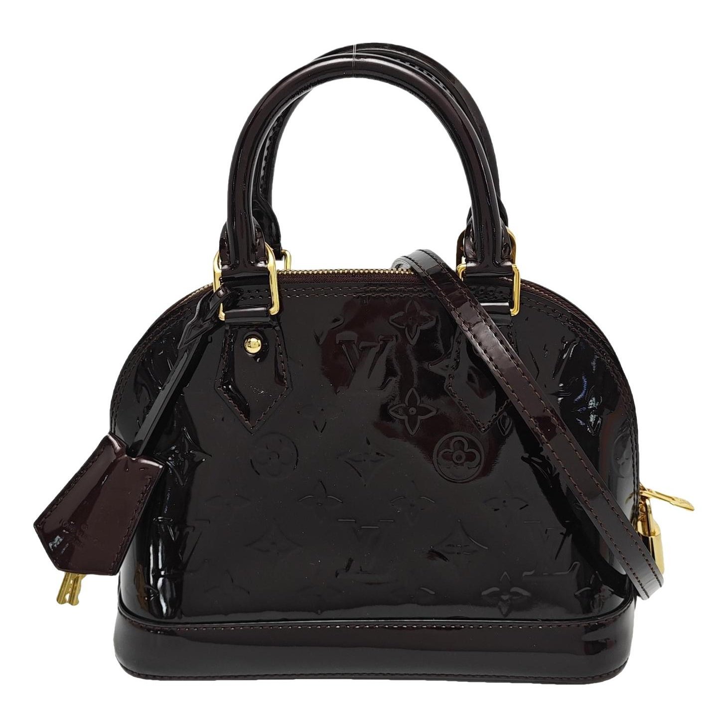 Alma patent leather handbag