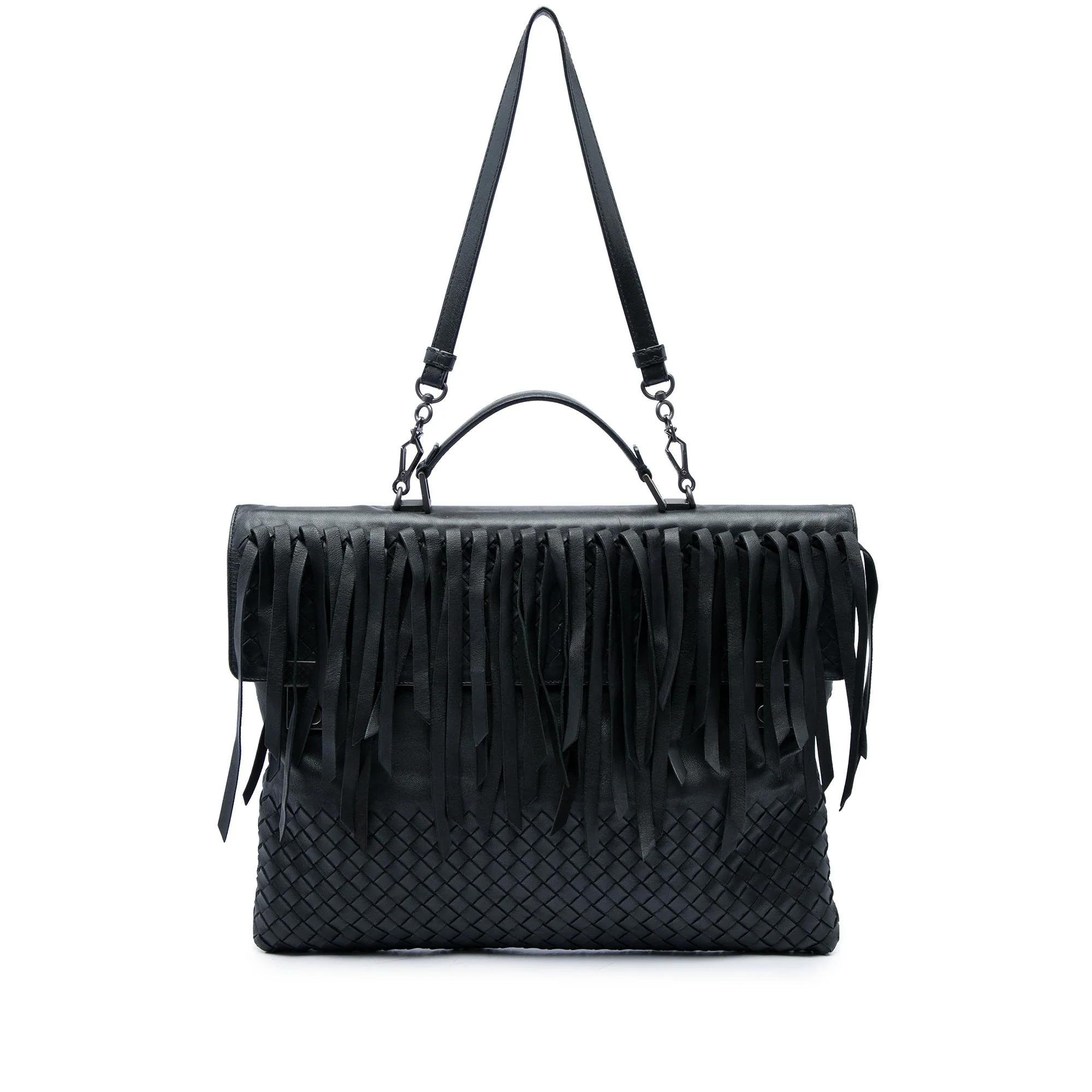 Fringe Pouch leather handbag