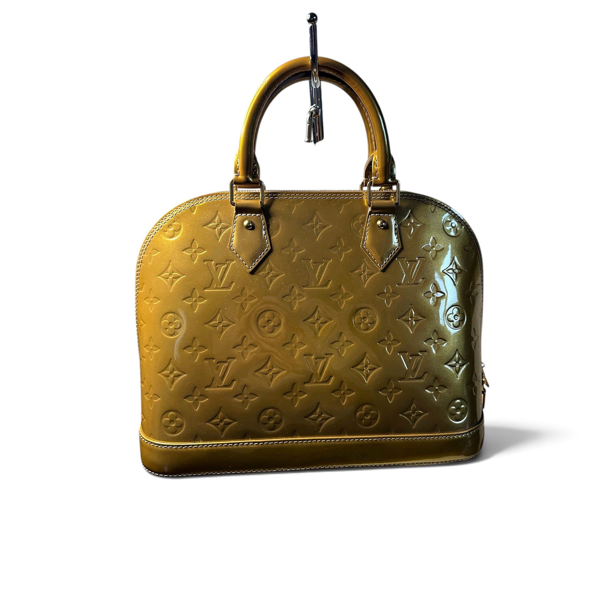 Alma patent leather handbag