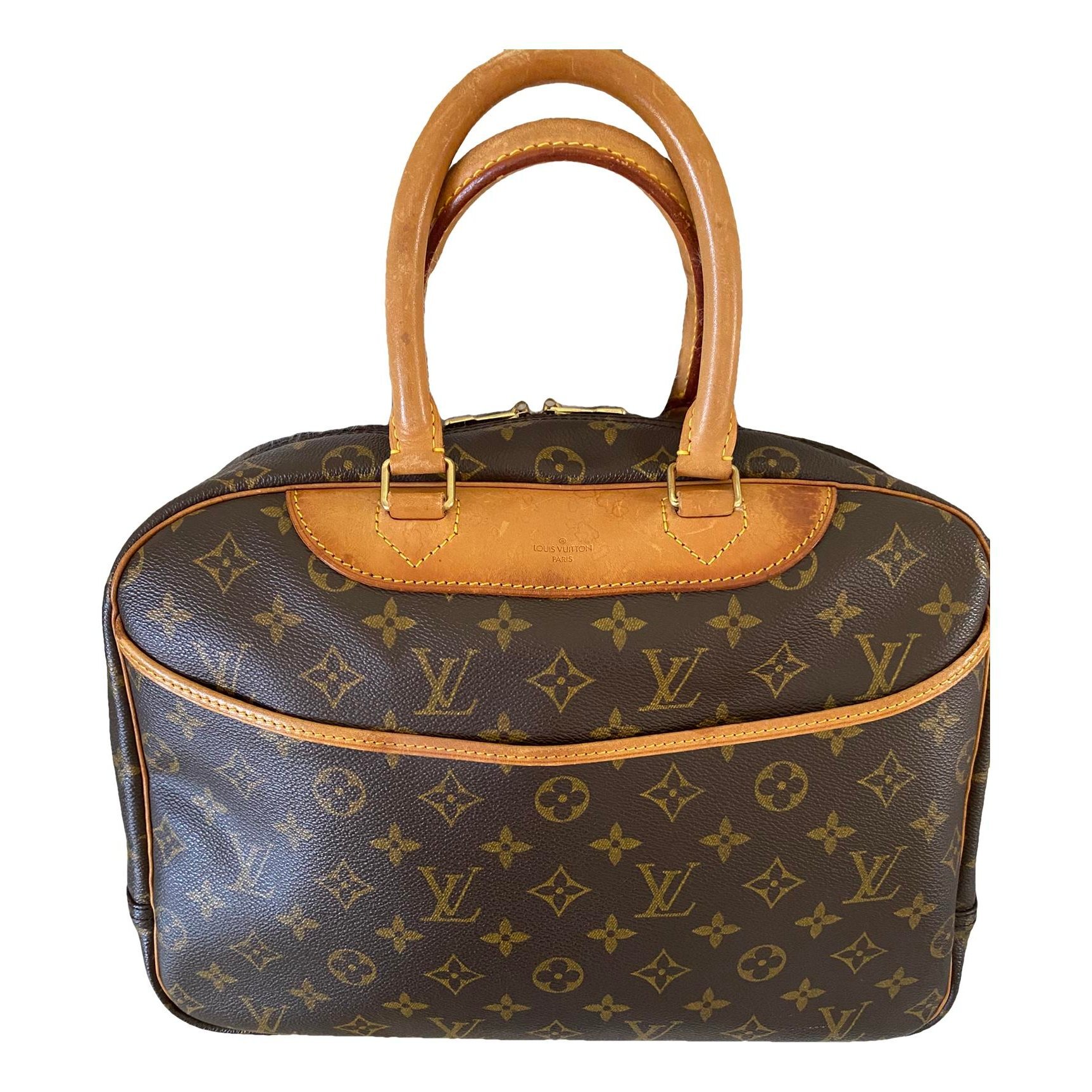 Deauville leather handbag