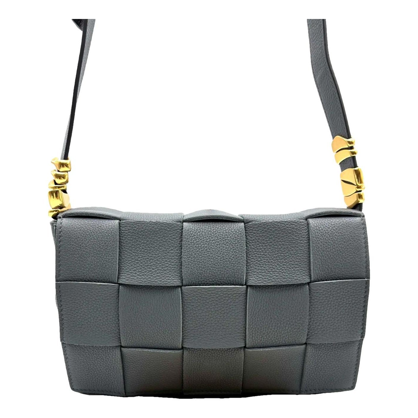 Cassette leather handbag
