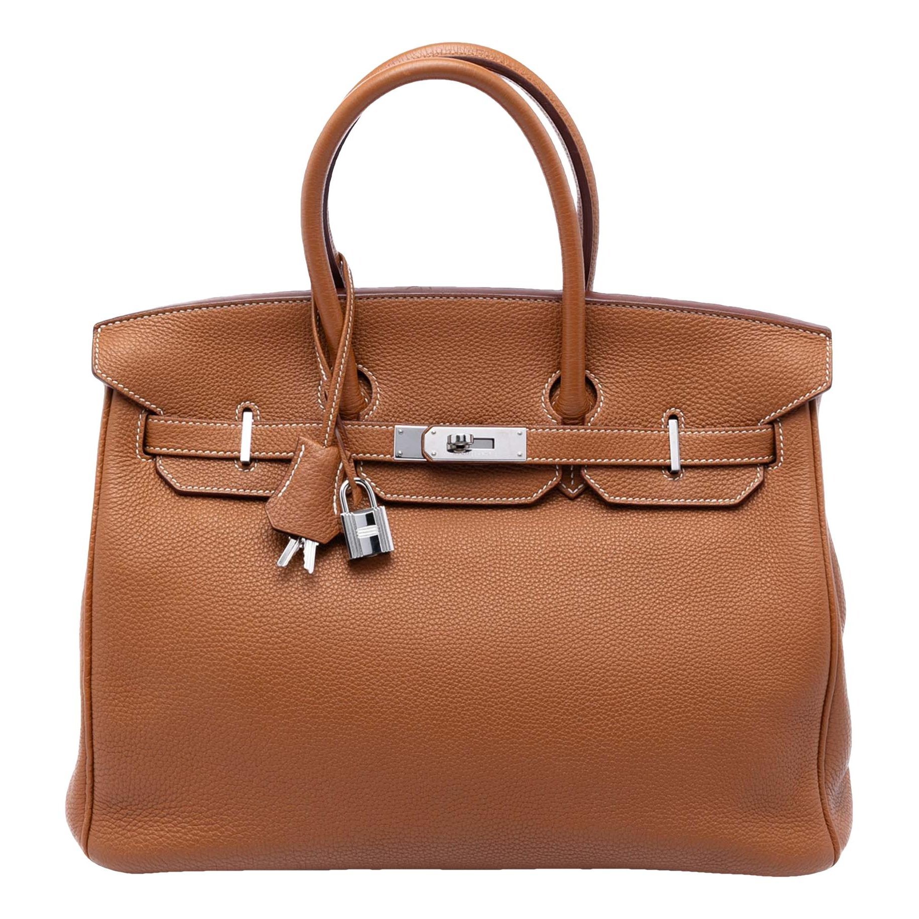 Birkin 35 leather handbag