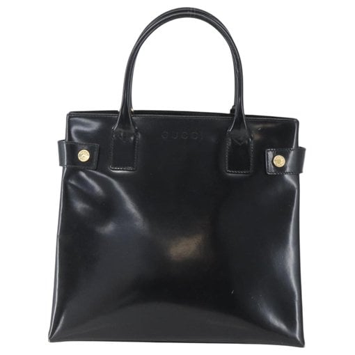 Patent leather handbag